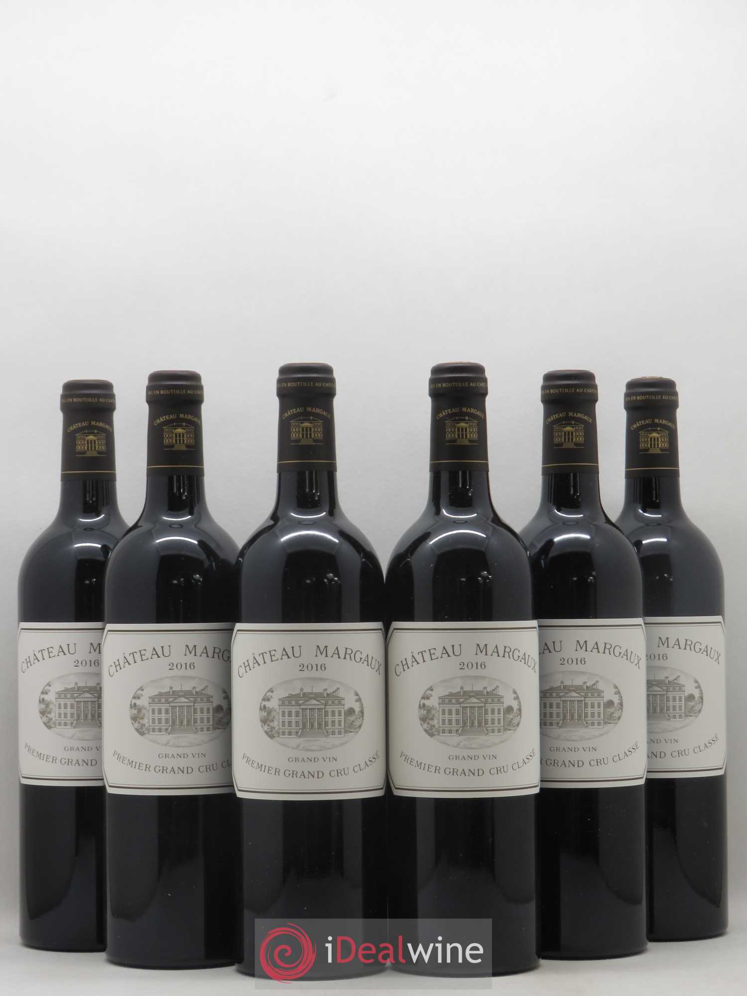 Château Margaux 1er Grand Cru Classé 2016 - Lot de 6 bouteilles - 0