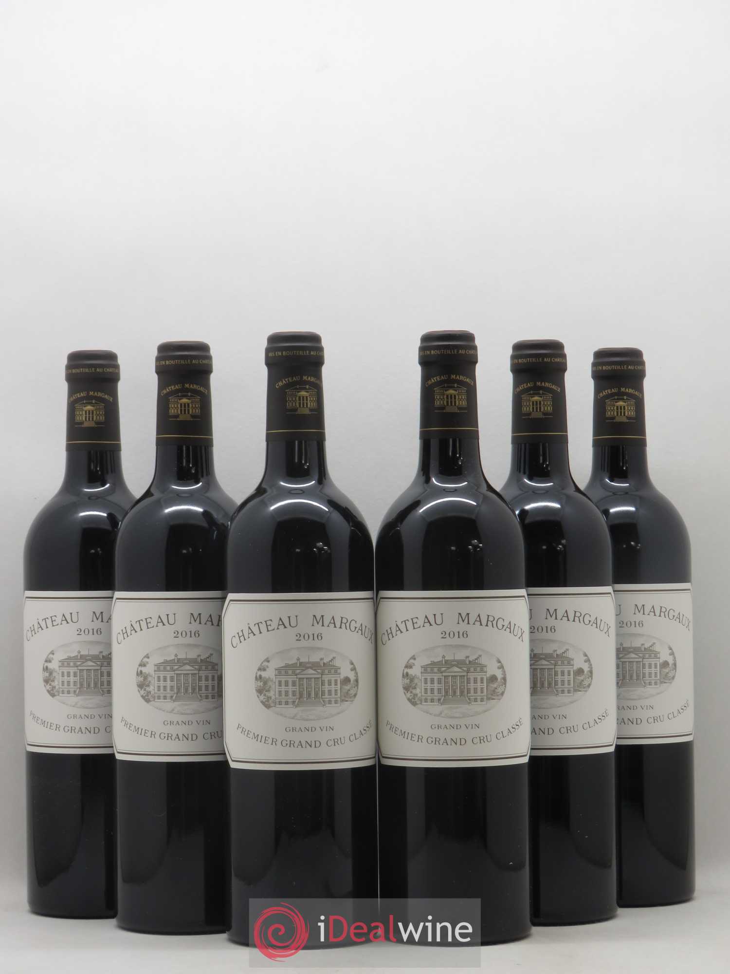 Château Margaux 1er Grand Cru Classé 2016 - Lot de 6 bouteilles - 0