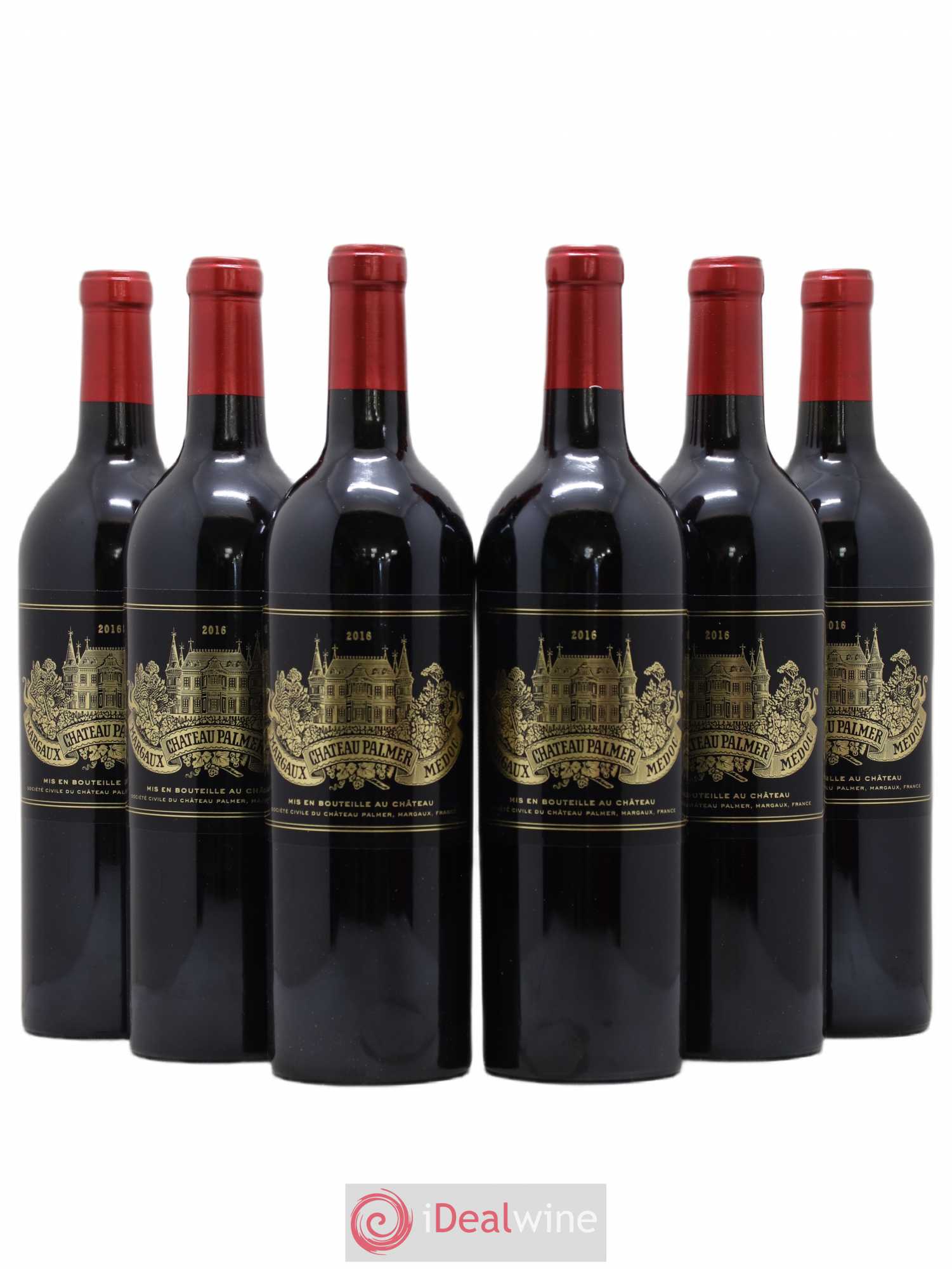 Château Palmer 3ème Grand Cru Classé 2016 - Lot de 6 bouteilles - 0