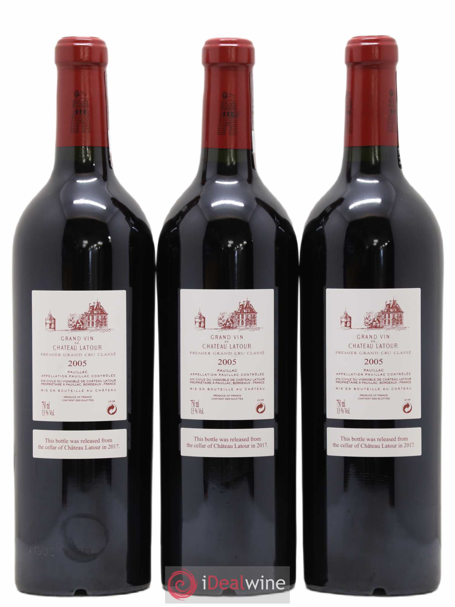 Château Latour 1er Grand Cru Classé 2005 - Lot de 6 bouteilles - 4