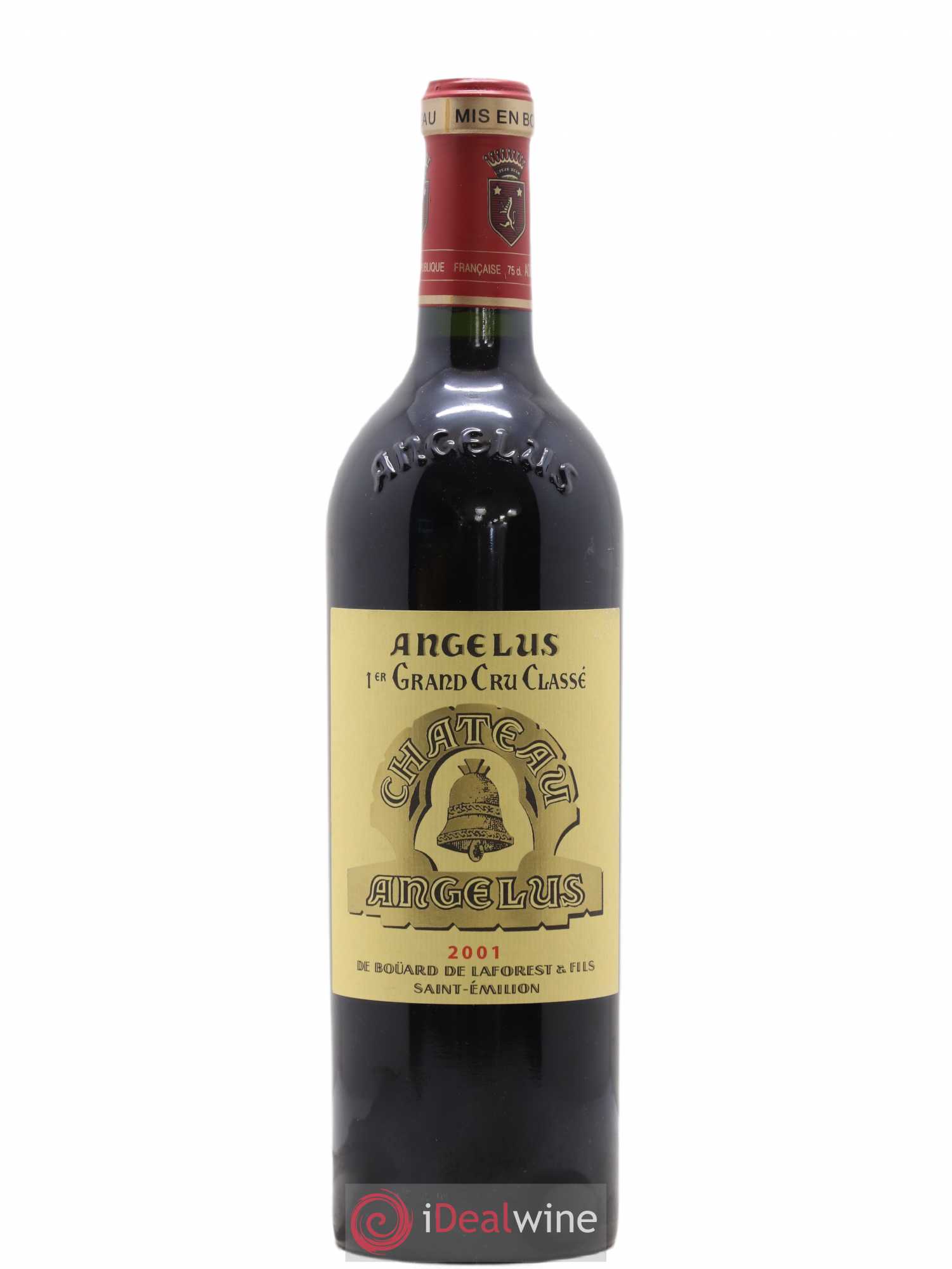 Château Angélus 1er Grand Cru Classé A 2001 - Lot de 1 bouteille - 0