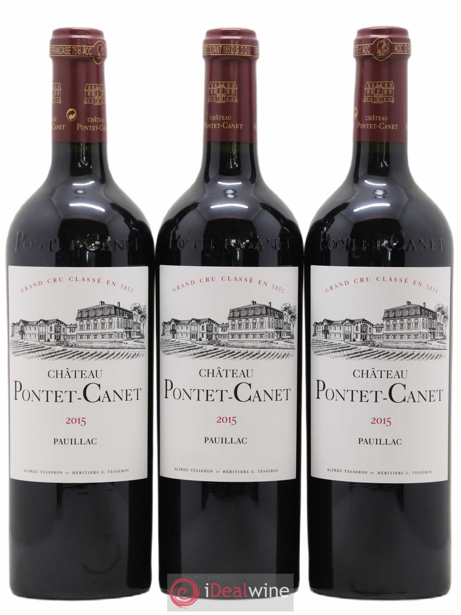 Château Pontet Canet 5ème Grand Cru Classé 2015 - Lot de 6 bouteilles - 2