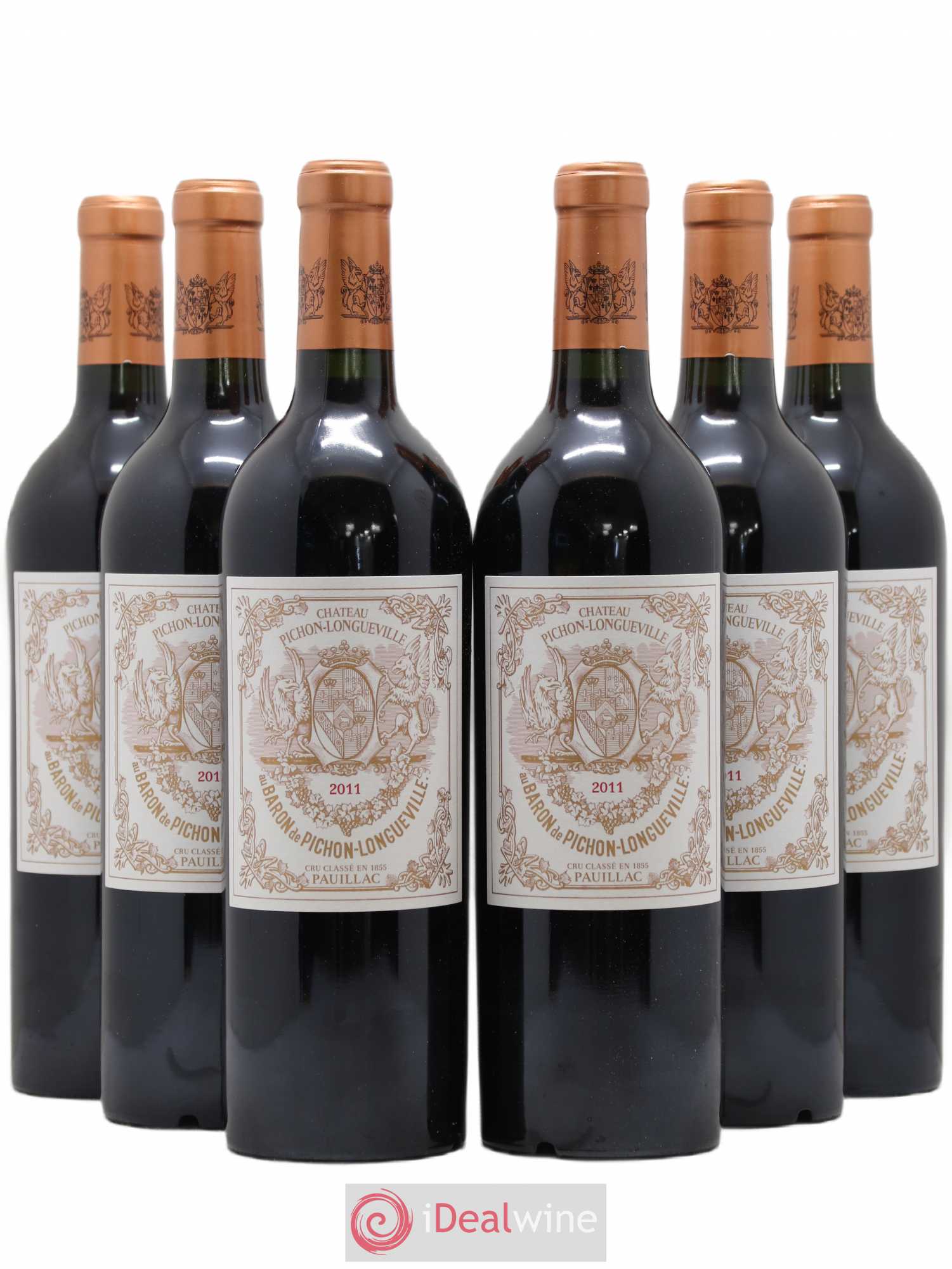 Pichon Longueville Baron 2ème Grand Cru Classé 2011 - Lot de 6 bouteilles - 0