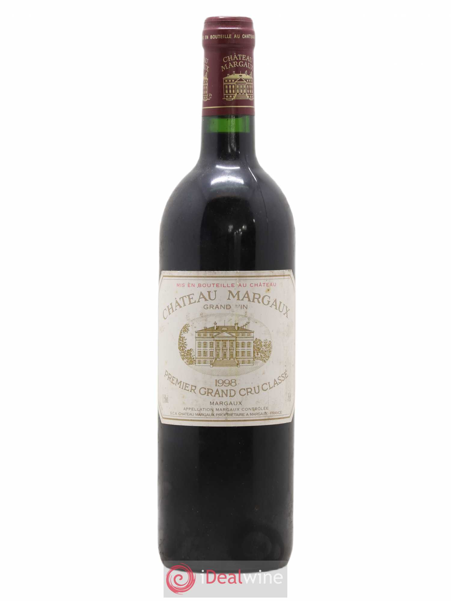Château Margaux 1er Grand Cru Classé 1998 - Lot de 1 bouteille - 0