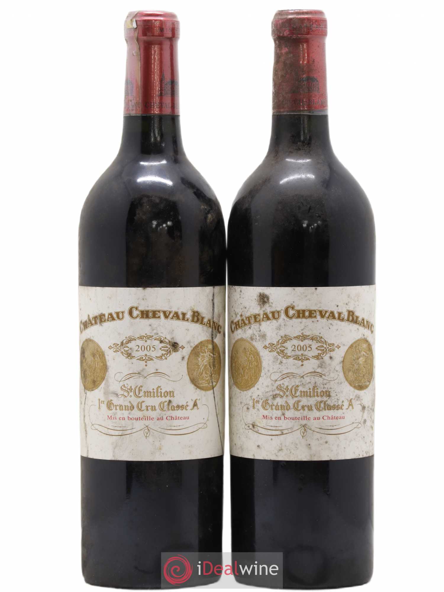 Château Cheval Blanc 1er Grand Cru Classé A 2005 - Lot de 2 bouteilles - 0