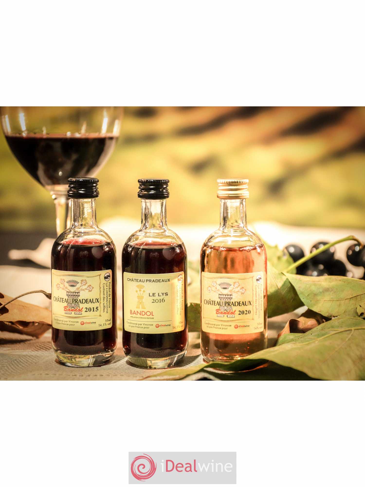 Dégustation Château Pradeaux Coffret 3 flacons (3 X 5CL) - Lot de 1 bouteille - 0