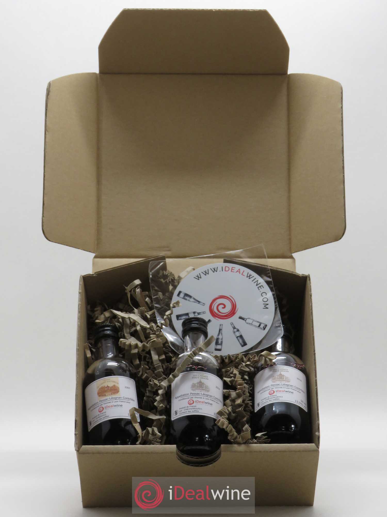 Dégustation Verticale Château Carmes Haut-Brion Coffret 3 flacons (3 X 5CL) - Lot de 1 bouteille - 1