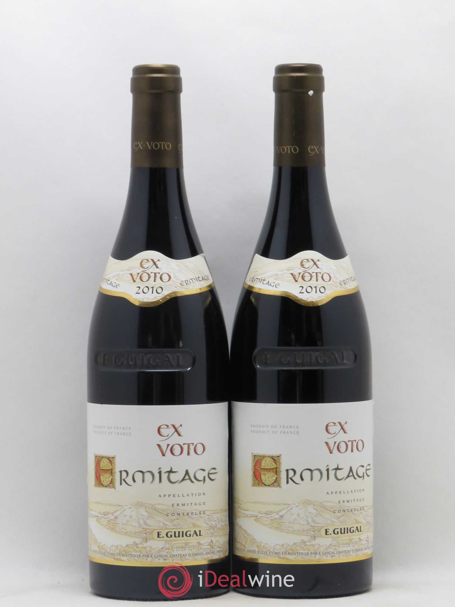 Ermitage Ex Voto Guigal 2010 - Lot de 2 bouteilles - 0