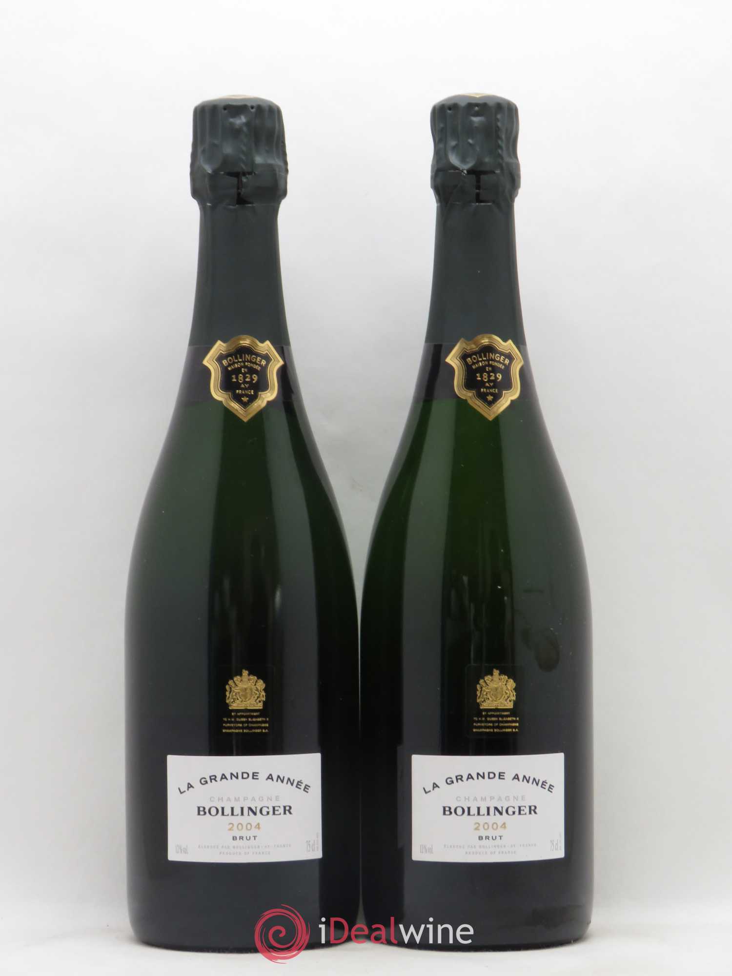 La Grande Année Brut Bollinger 2004 - Lot de 2 bouteilles - 0