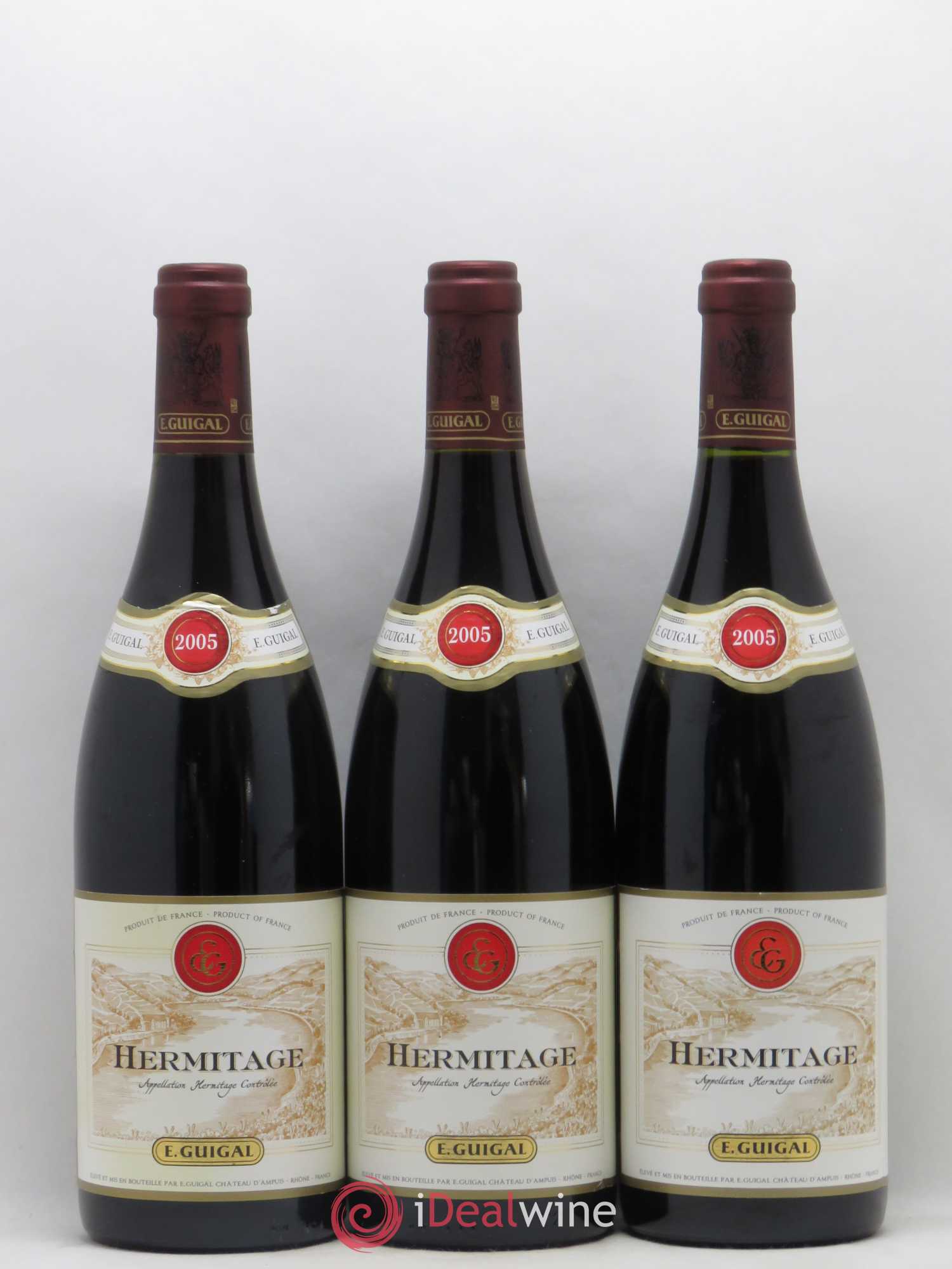 Hermitage Guigal 2005 - Lot de 3 bouteilles - 0