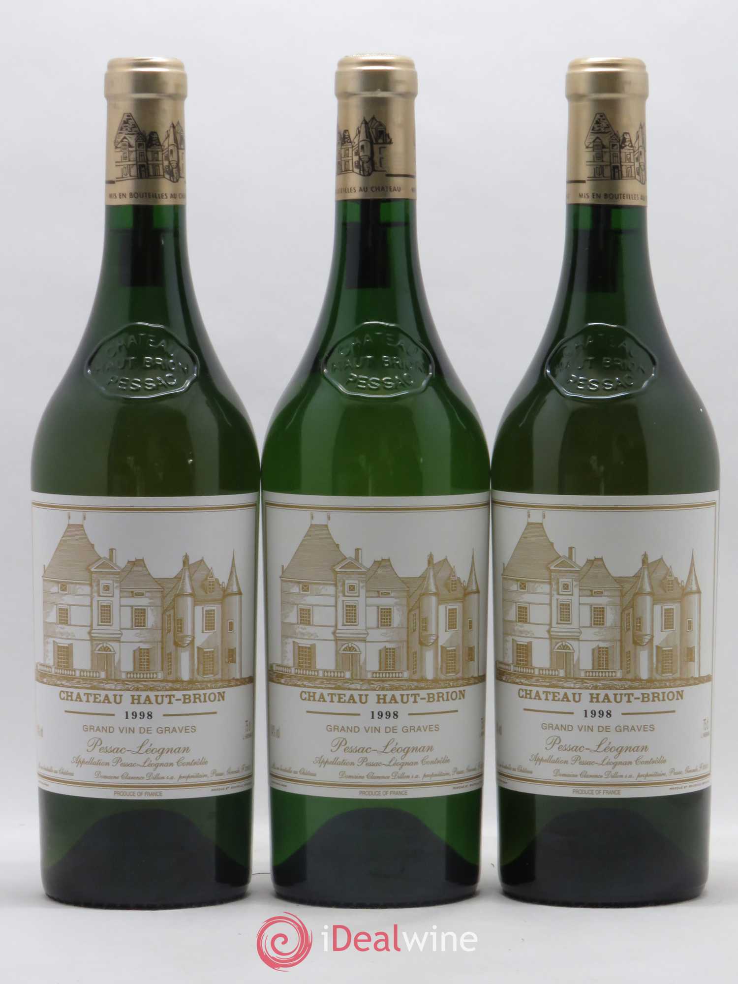 Château Haut Brion 1998 - Lot de 3 bouteilles - 0