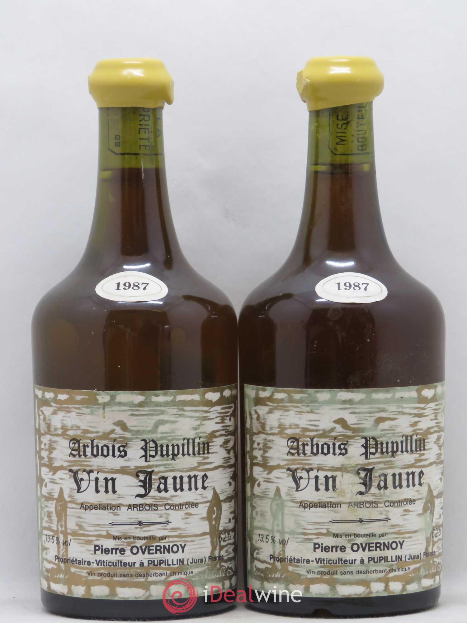 Arbois-Pupillin Vin jaune Pierre Overnoy (Domaine) 1987 - Lot de 2 bouteilles - 0