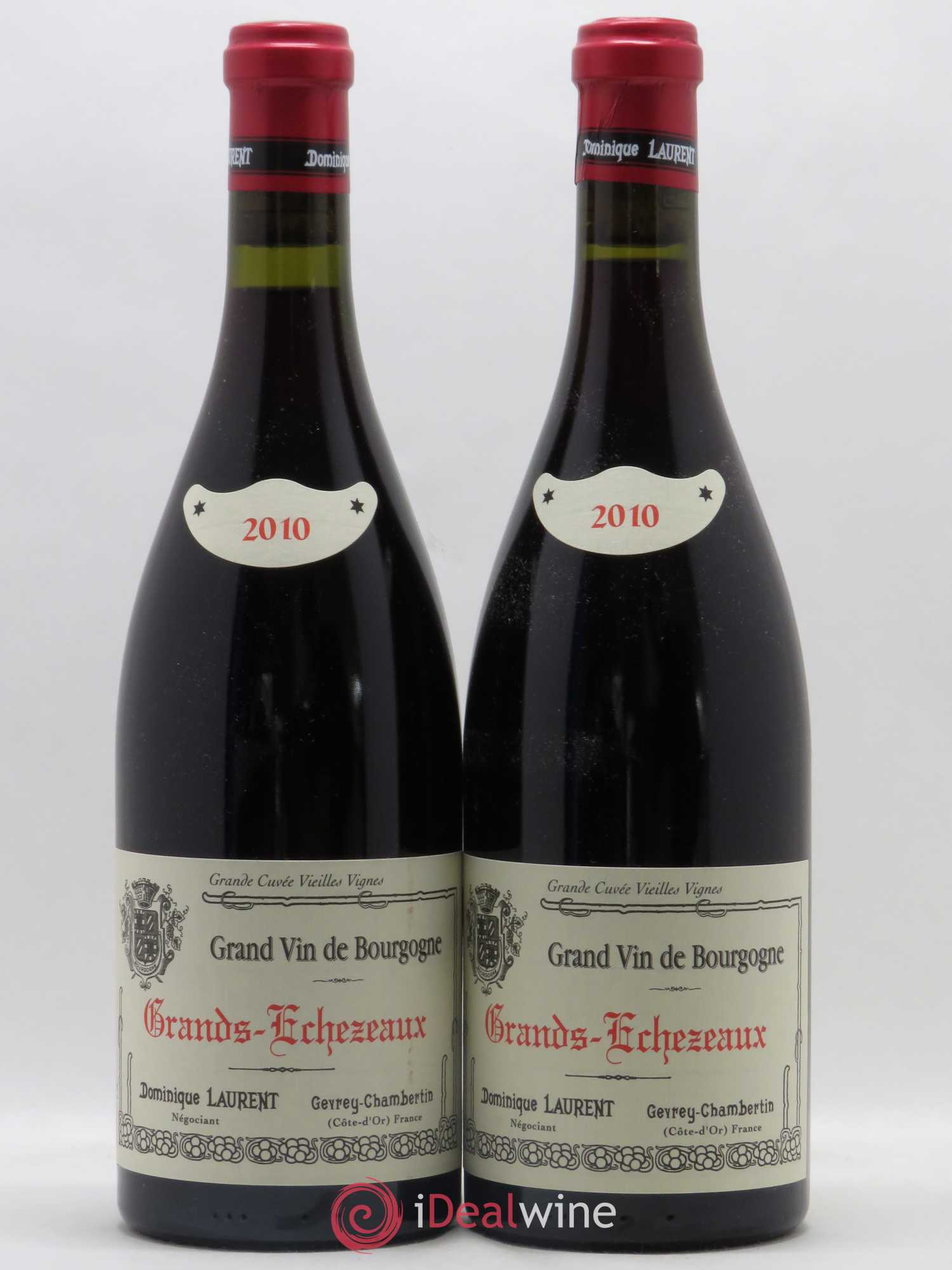 Grands-Echezeaux Grand Cru Grande Cuvée Vielles vignes Dominique Laurent 2010 - Posten von 2 Flaschen - 0