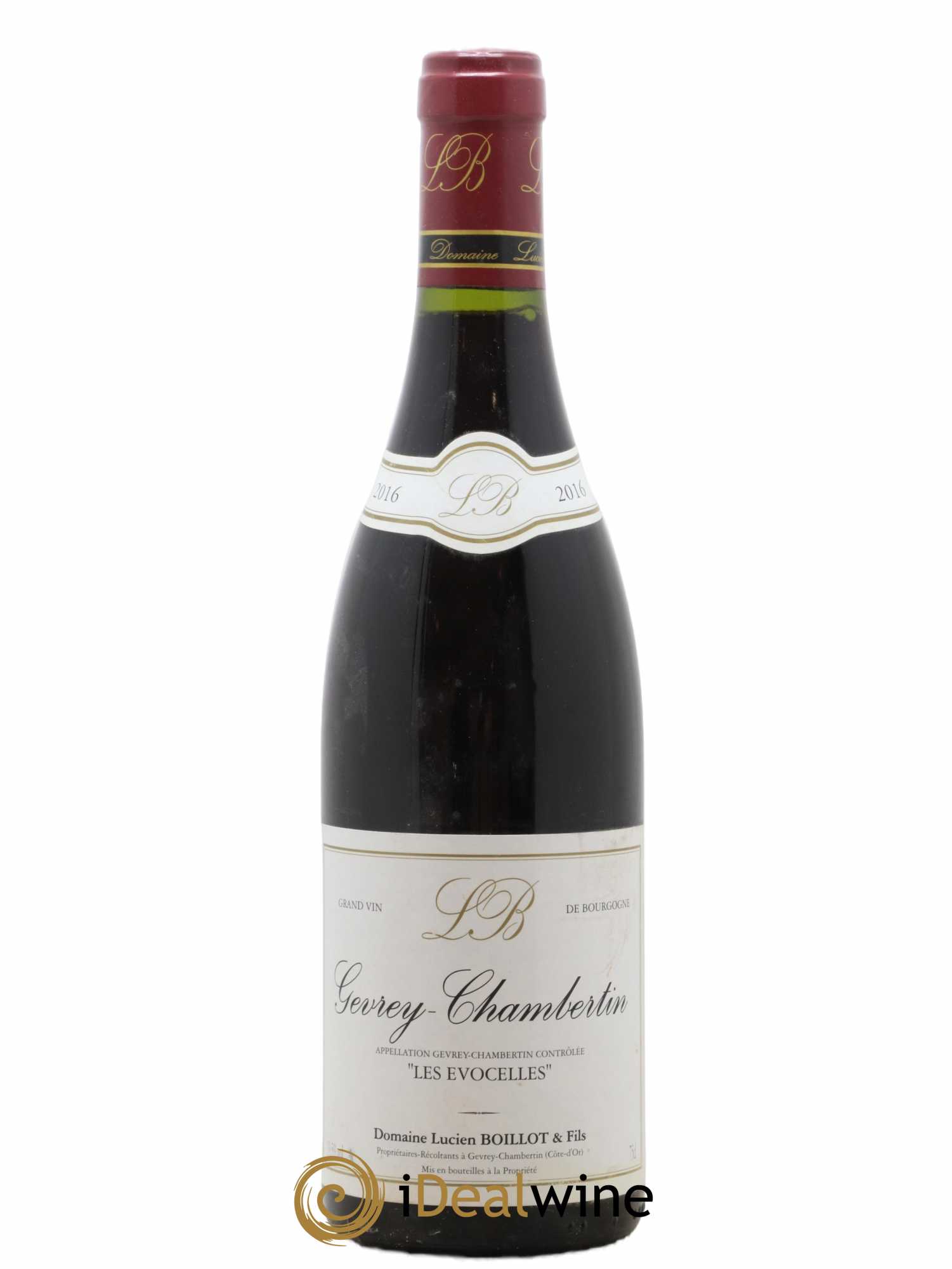 Gevrey-Chambertin Les Evocelles Lucien Boillot & Fils (Domaine) 2016 - Lot de 1 bouteille - 0