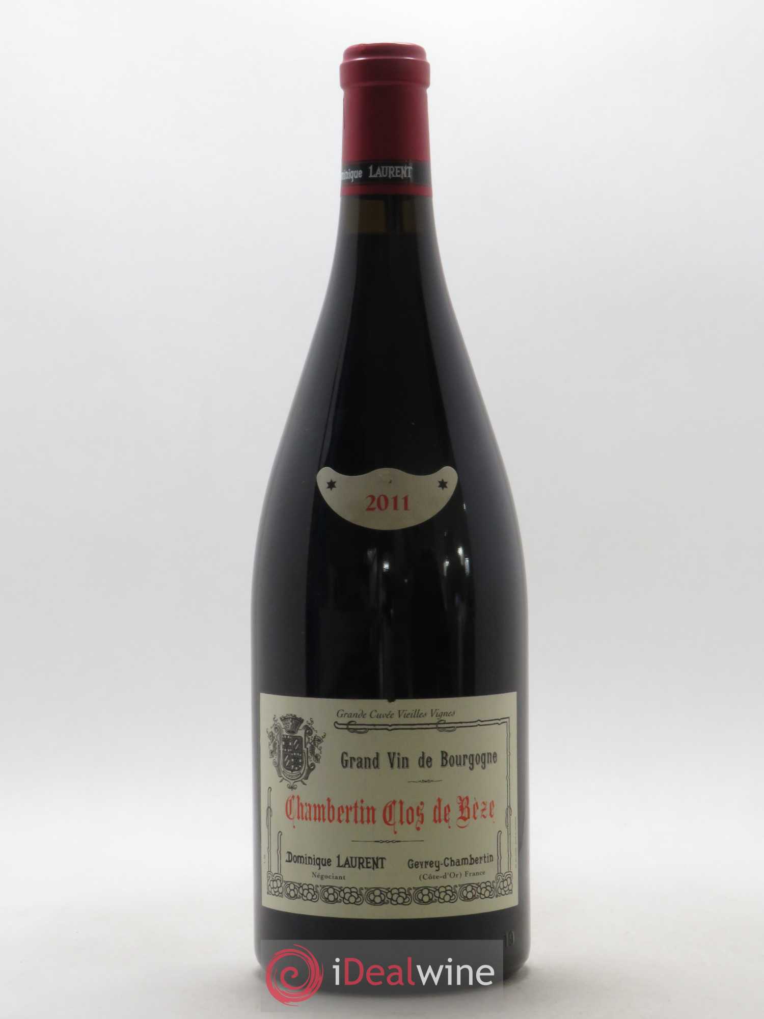 Chambertin Clos de Bèze Grand Cru Grande cuvée Vieilles vignes Dominique Laurent 2011 - Lot de 1 magnum - 0