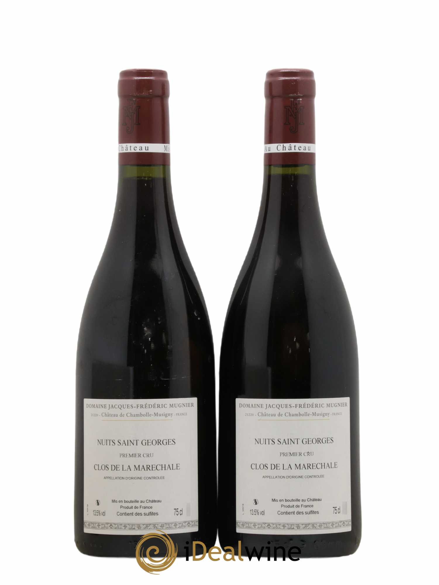 Nuits-Saint-Georges 1er Cru Clos de La Maréchale Jacques-Frédéric Mugnier 2019 - Lot de 2 bouteilles - 1