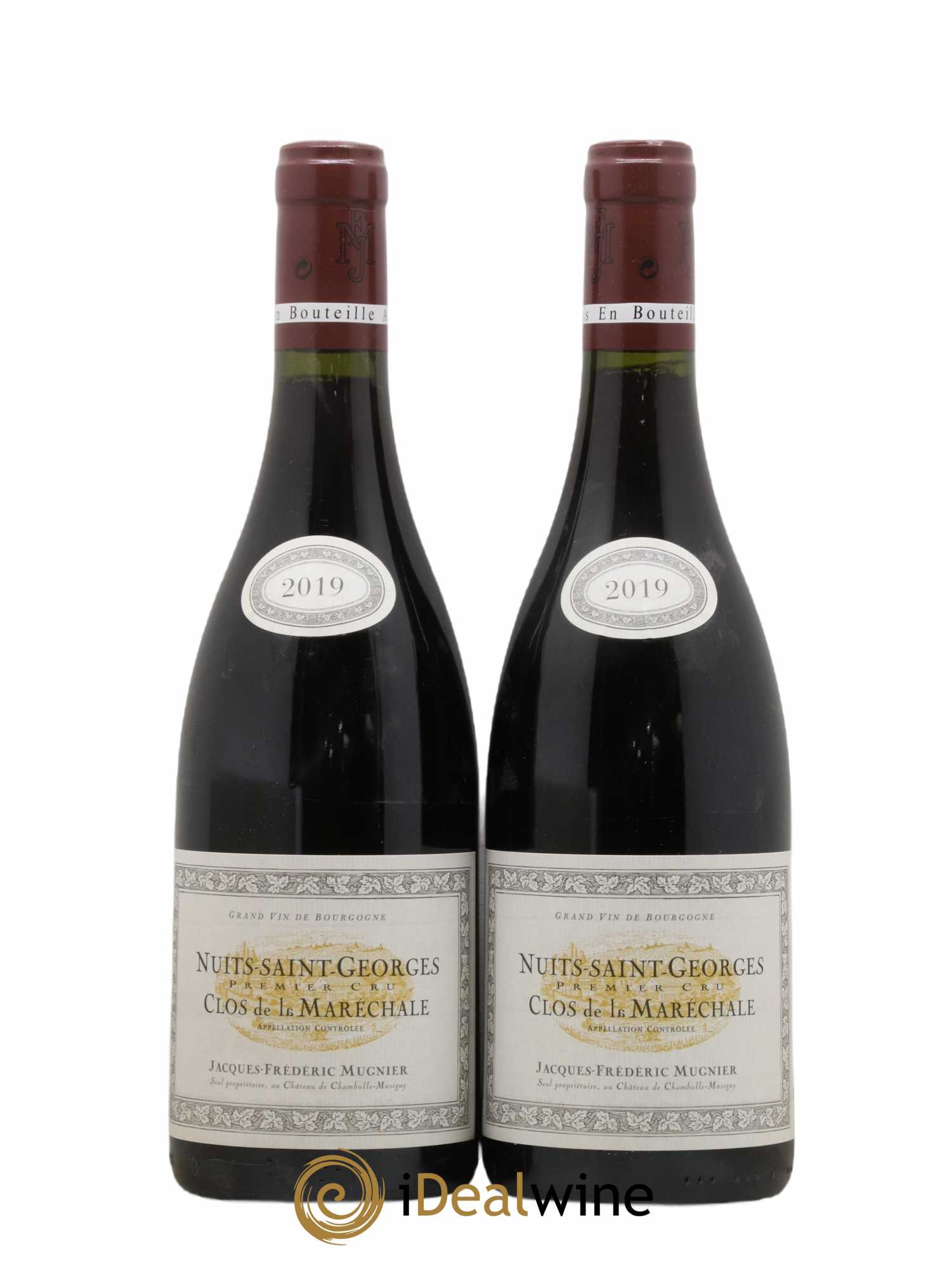 Nuits-Saint-Georges 1er Cru Clos de La Maréchale Jacques-Frédéric Mugnier 2019 - Lot de 2 bouteilles - 0