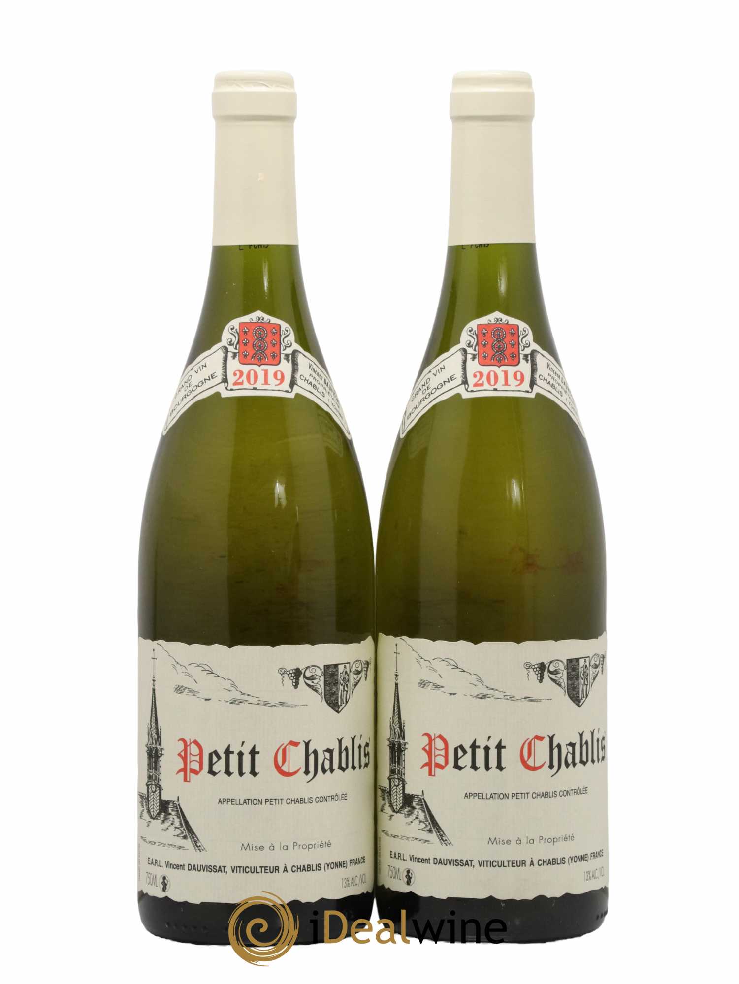 Petit Chablis Vincent Dauvissat (Domaine) 2019 - Lot de 2 bouteilles - 0