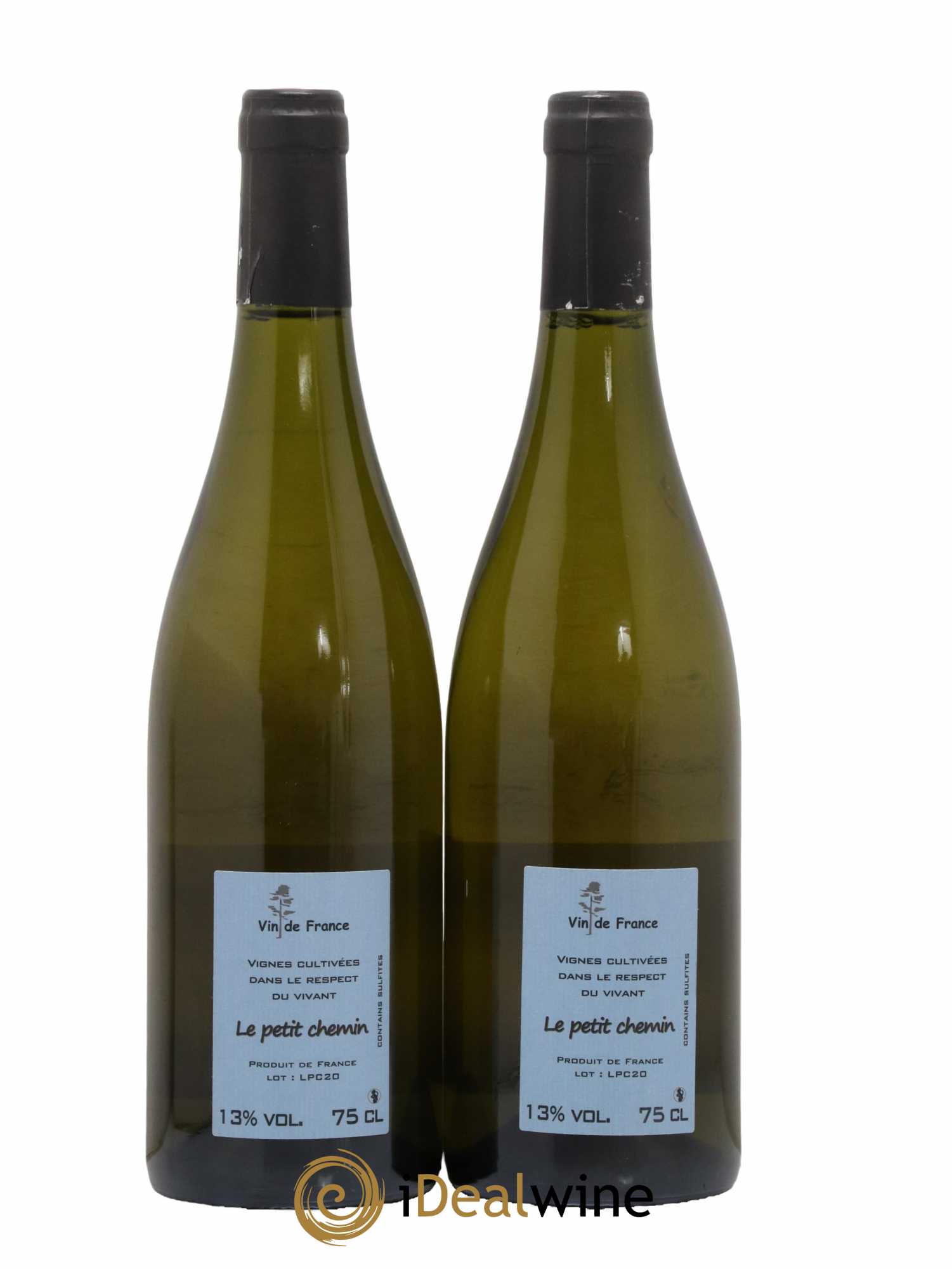 Vin de France Le Petit Chemin Benoît Courault 2020 - Lot de 2 bouteilles - 1