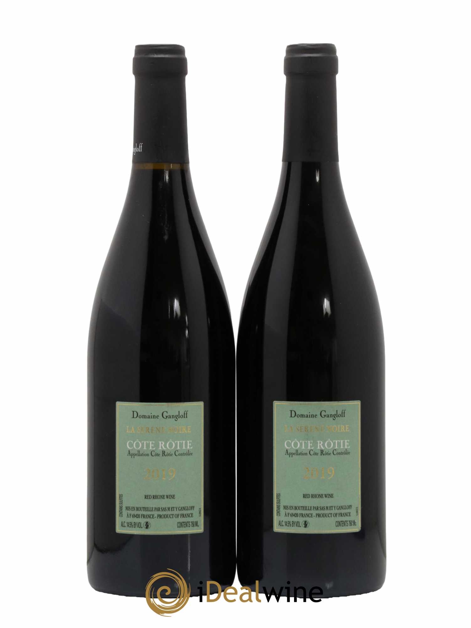 Côte-Rôtie La Sereine Noire Gangloff (Domaine) 2019 - Lot of 2 bottles - 1
