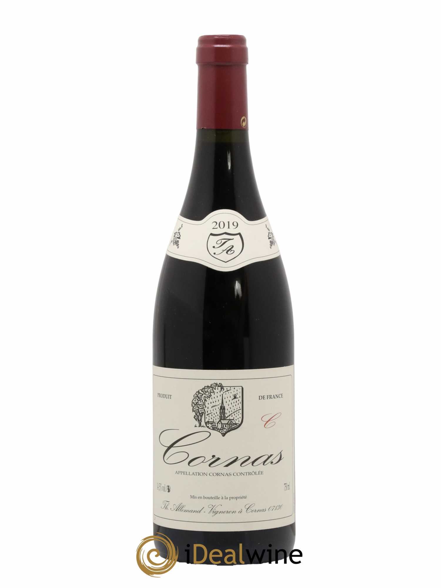 Cornas Chaillot Thierry Allemand 2019 - Lot of 1 bottle - 0