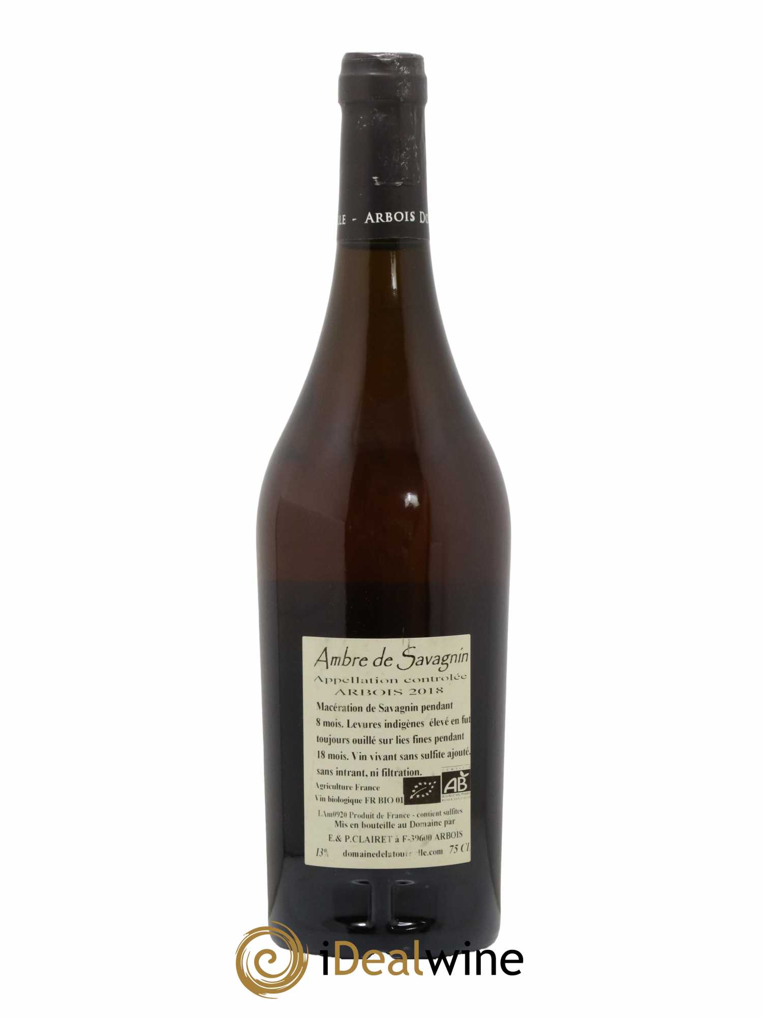 Arbois Ambre de Savagnin Domaine de la Tournelle 2018 - Posten von 1 Flasche - 1