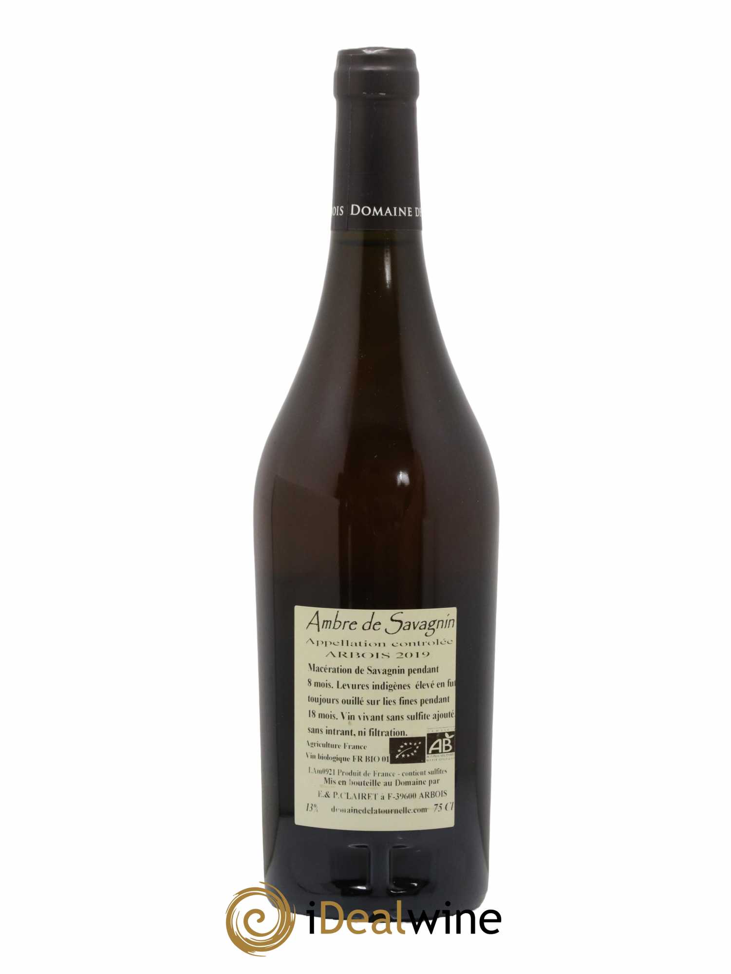 Arbois Ambre de Savagnin Domaine de la Tournelle 2019 - Lot de 1 bouteille - 1