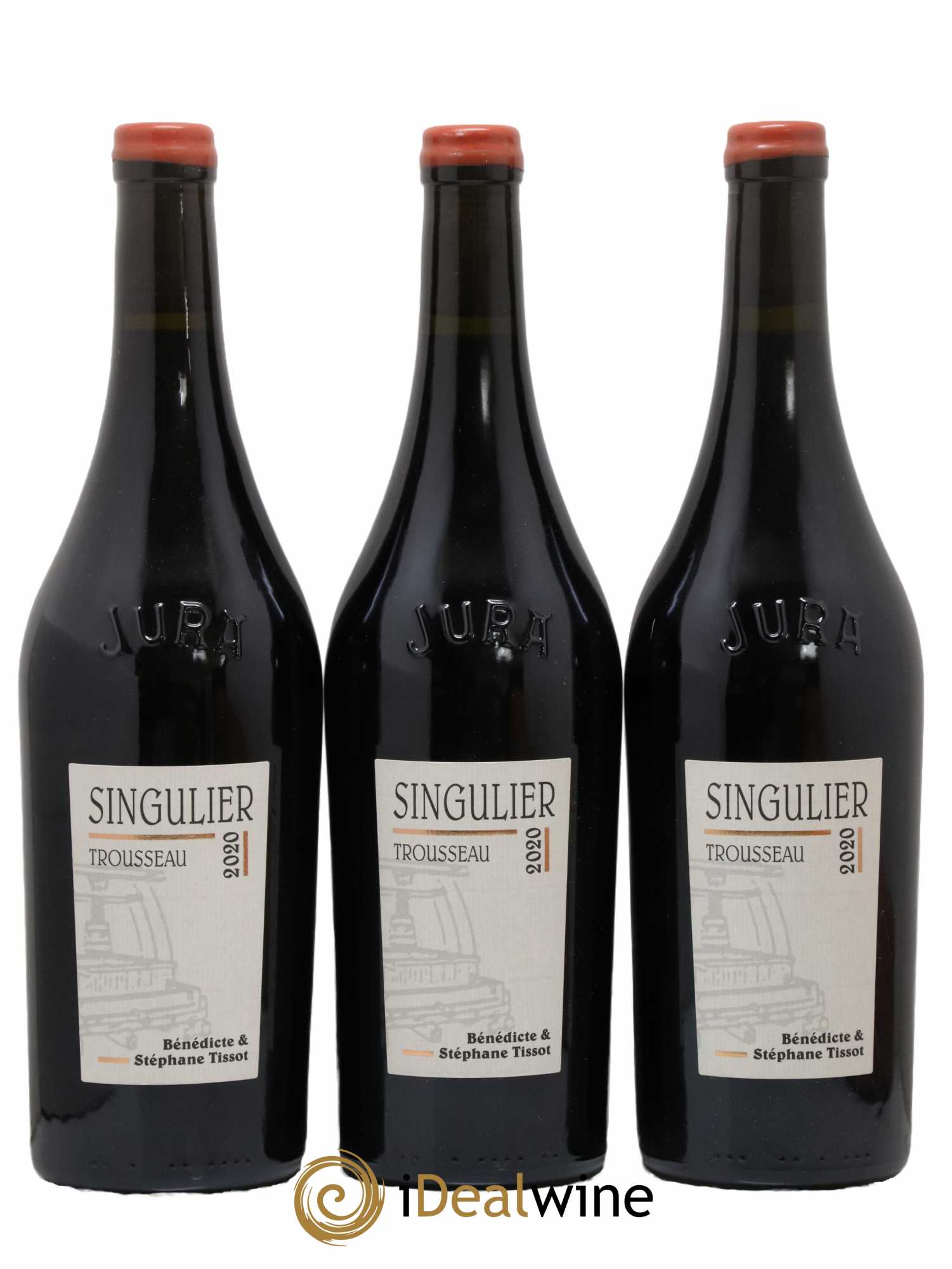 Arbois Trousseau Singulier Bénédicte et Stéphane Tissot 2020 - Lot de 3 bouteilles - 0