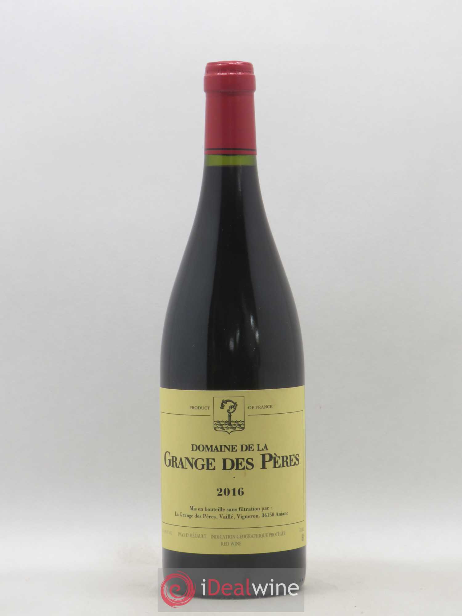 Pays d'Hérault Grange des Pères Laurent Vaillé 2016 - Lot de 1 bouteille - 0