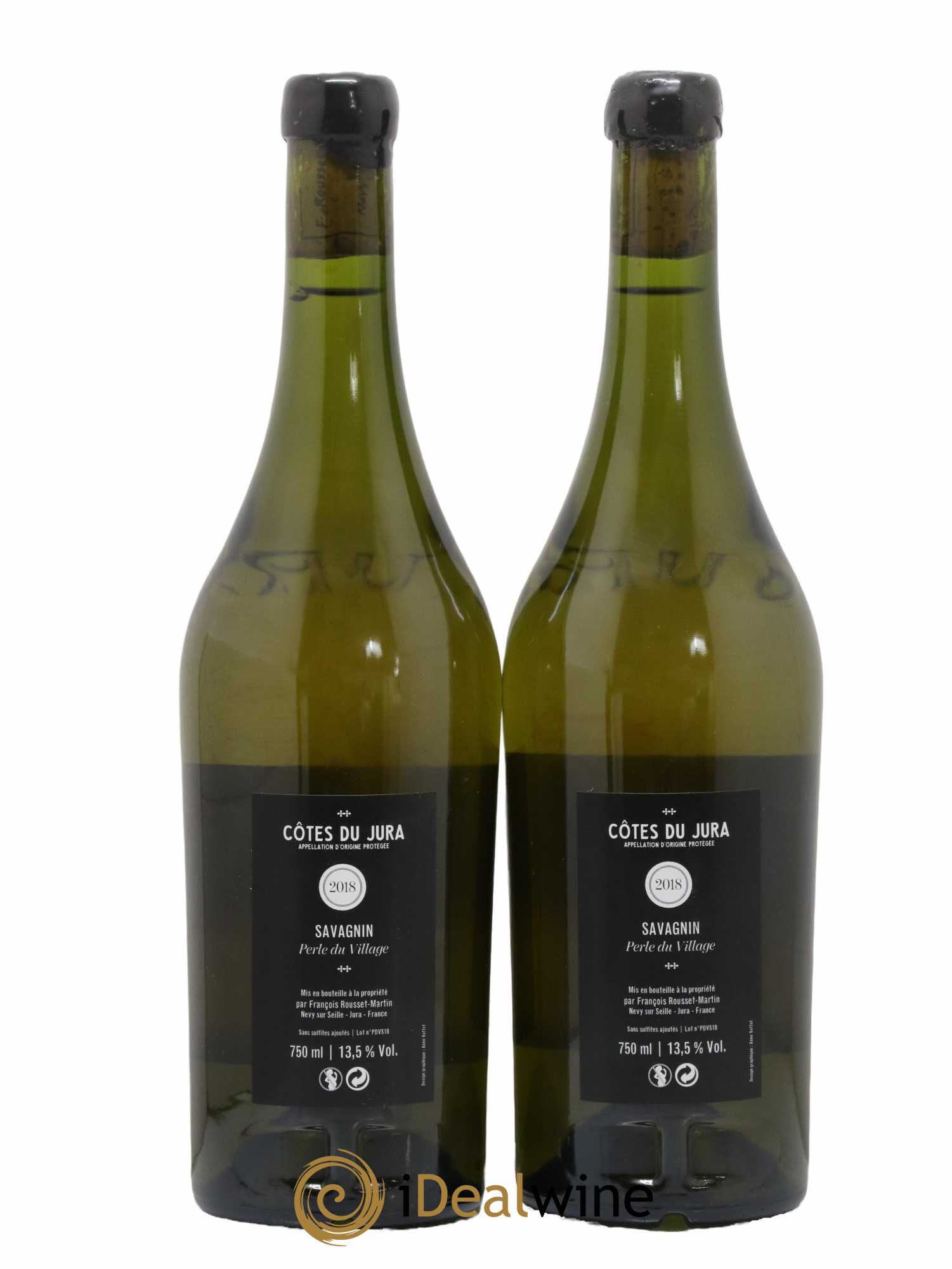 Côtes du Jura Vendanges Tardives Perle du Village François Rousset Martin 2018 - Lot de 2 bouteilles - 1