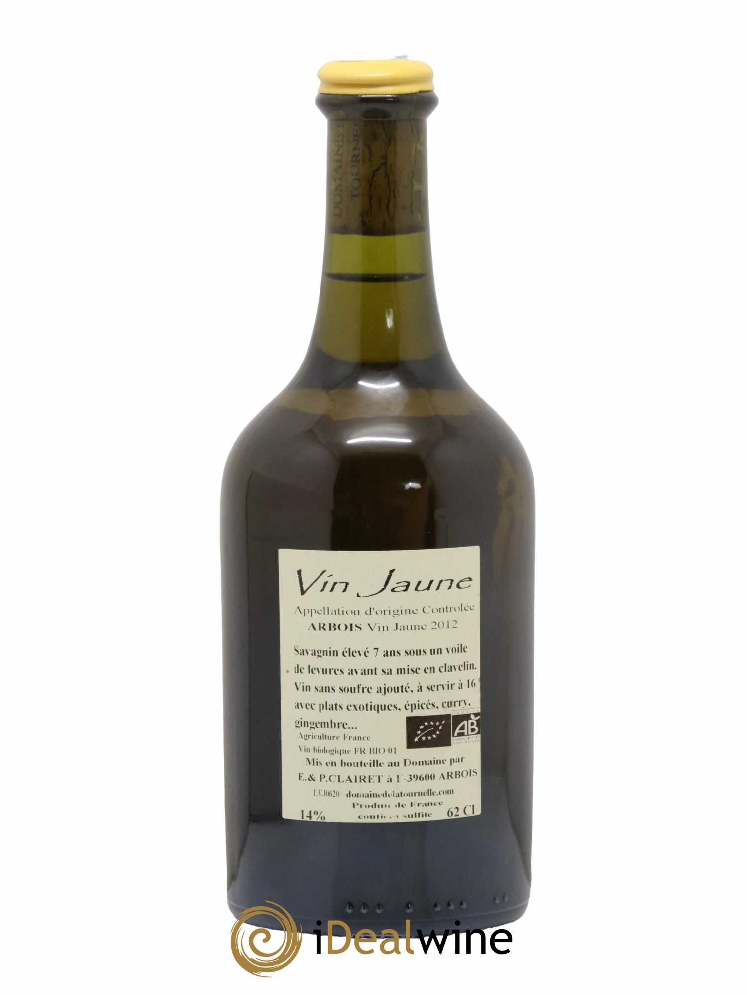 Arbois Vin Jaune Domaine de la Tournelle 2012 - Lot de 1 bouteille - 1