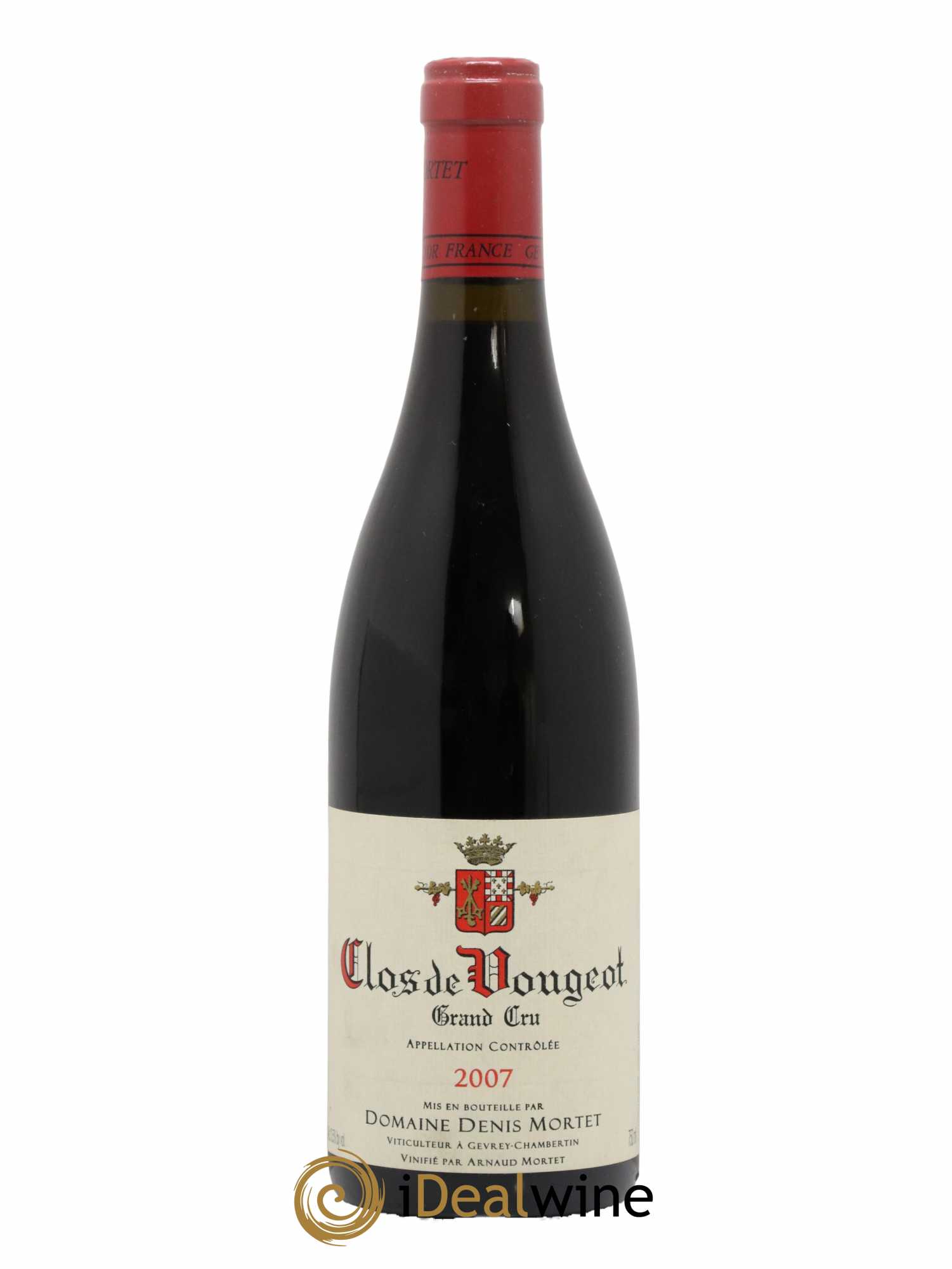 Clos de Vougeot Grand Cru Denis Mortet (Domaine) 2007 - Lot de 1 bouteille - 0
