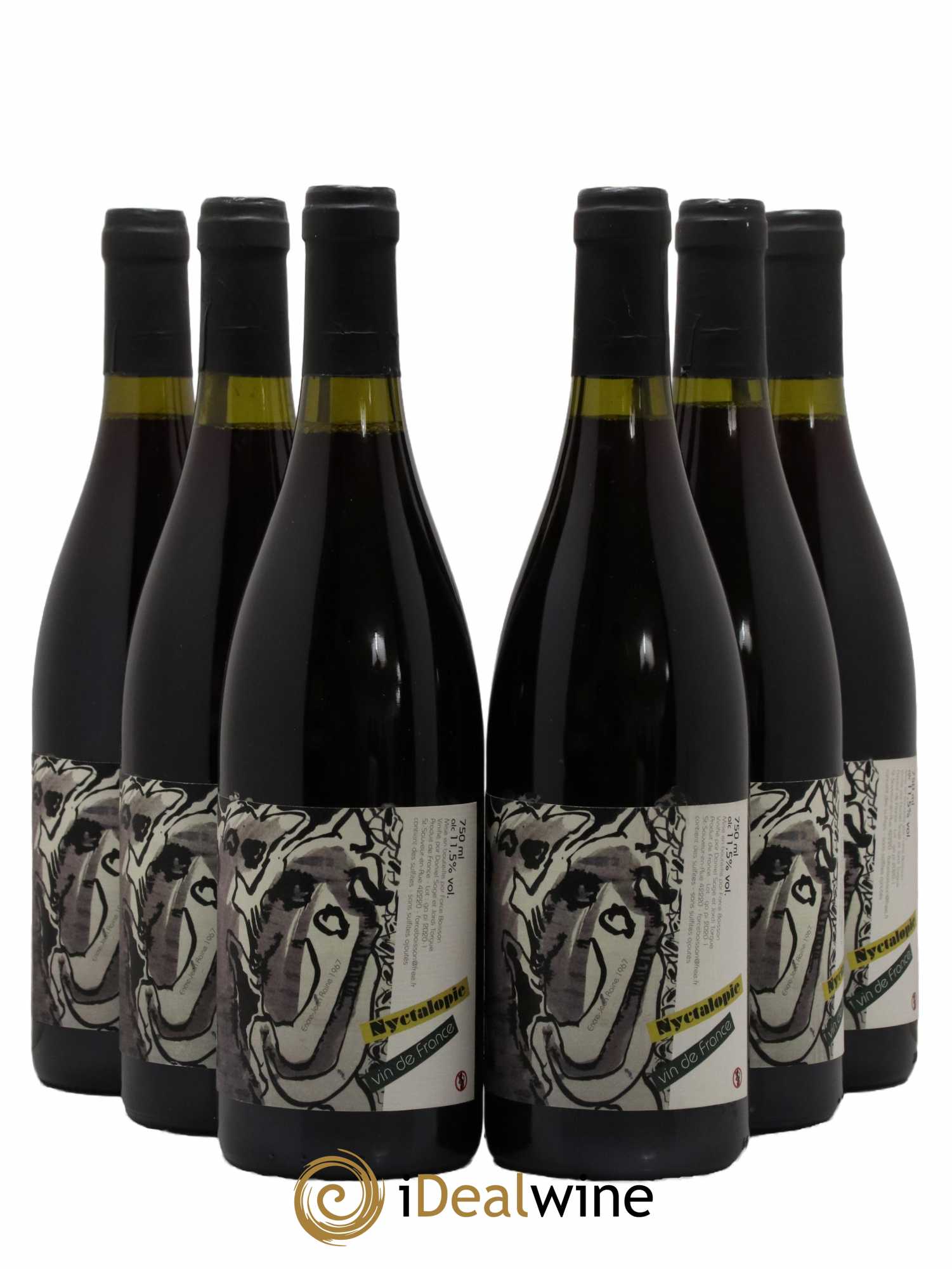 Vin de France Nyctalopie Daniel Sage 2019 - Lot of 6 bottles - 0