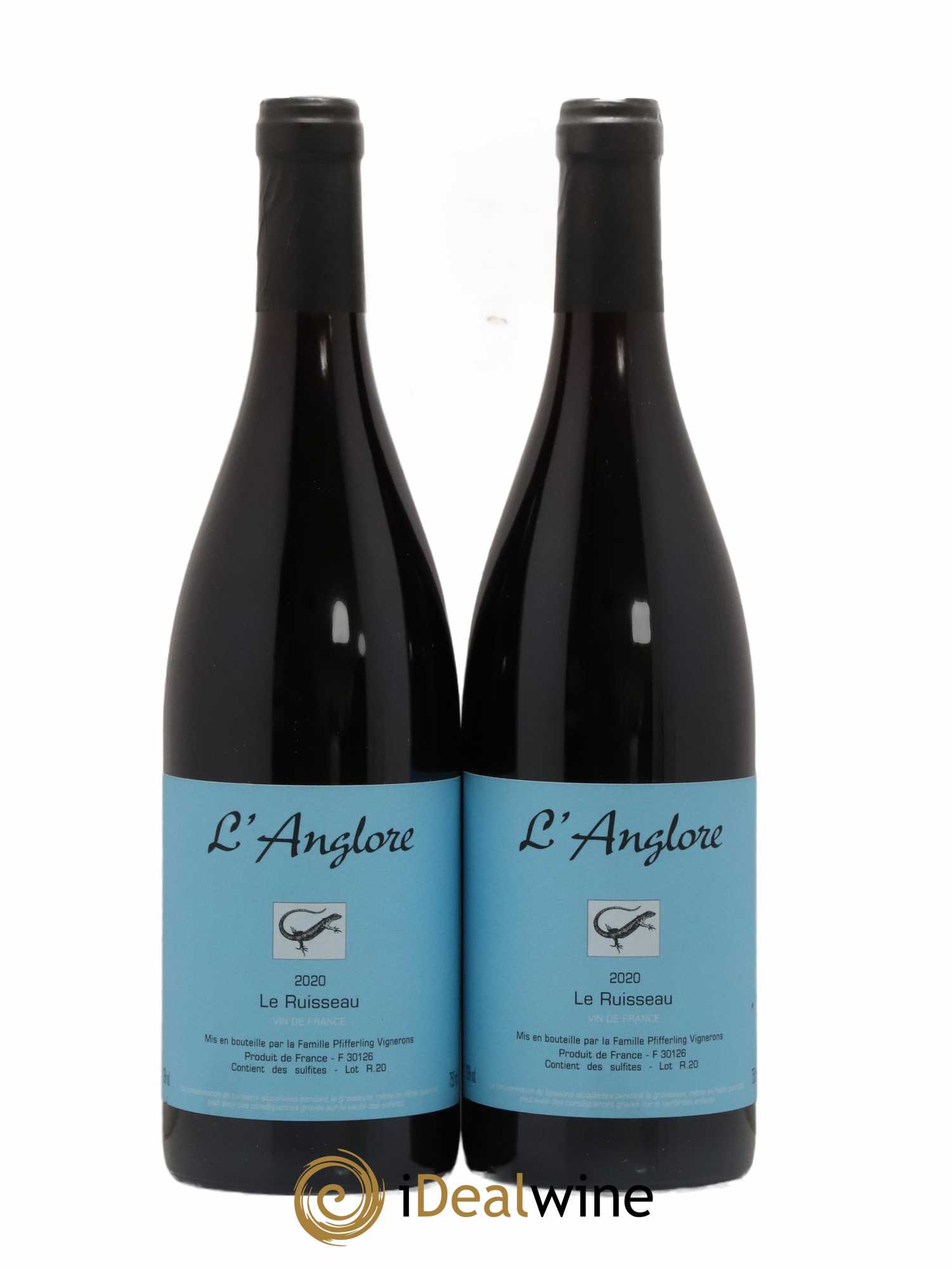 Vin de France Le Ruisseau L'Anglore 2020 - Lot de 2 bouteilles - 0