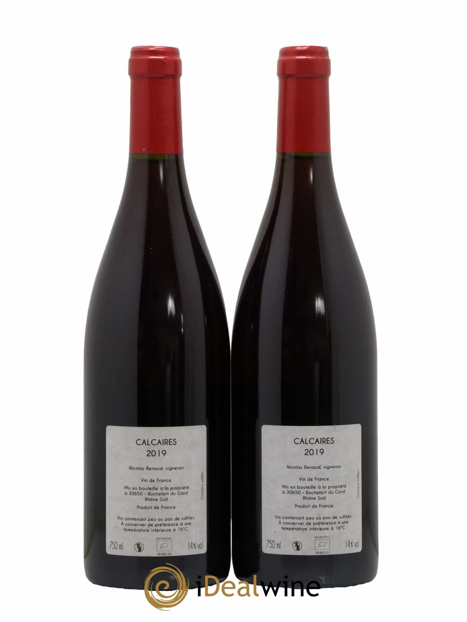 Vin de France Calcaires Clos des Grillons 2019 - Lot de 2 bouteilles - 1