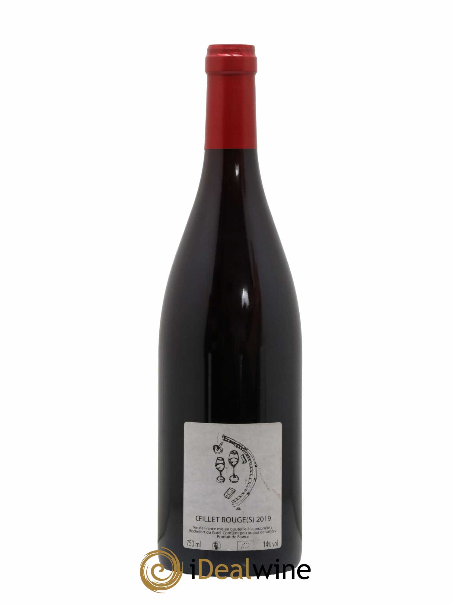 Vin de France Oeillet Rouge(s) Clos des Grillons 2019 - Lotto di 1 bottiglia - 1