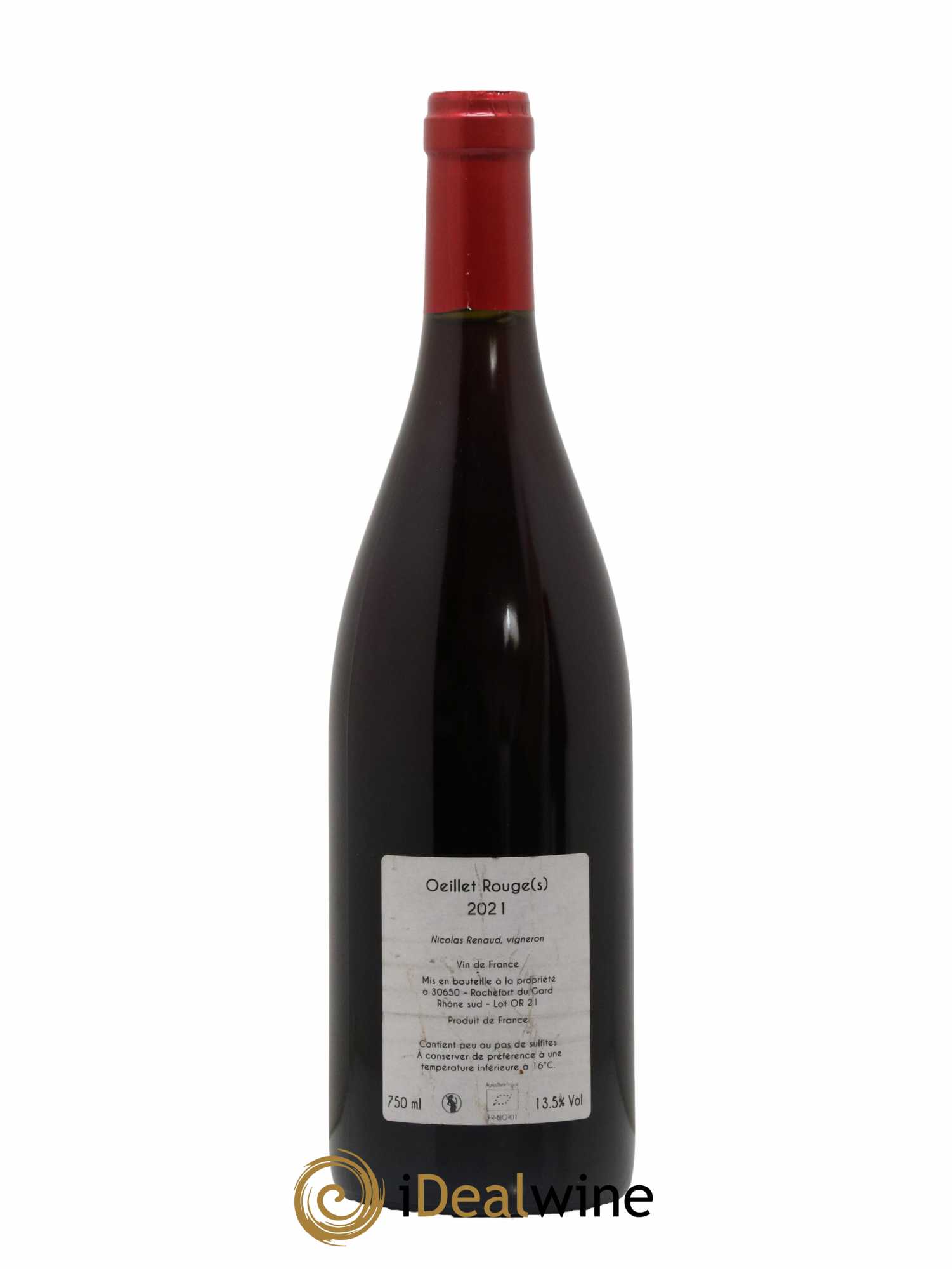 Vin de France Oeillet Rouge(s) Clos des Grillons 2021 - Lot of 1 bottle - 1