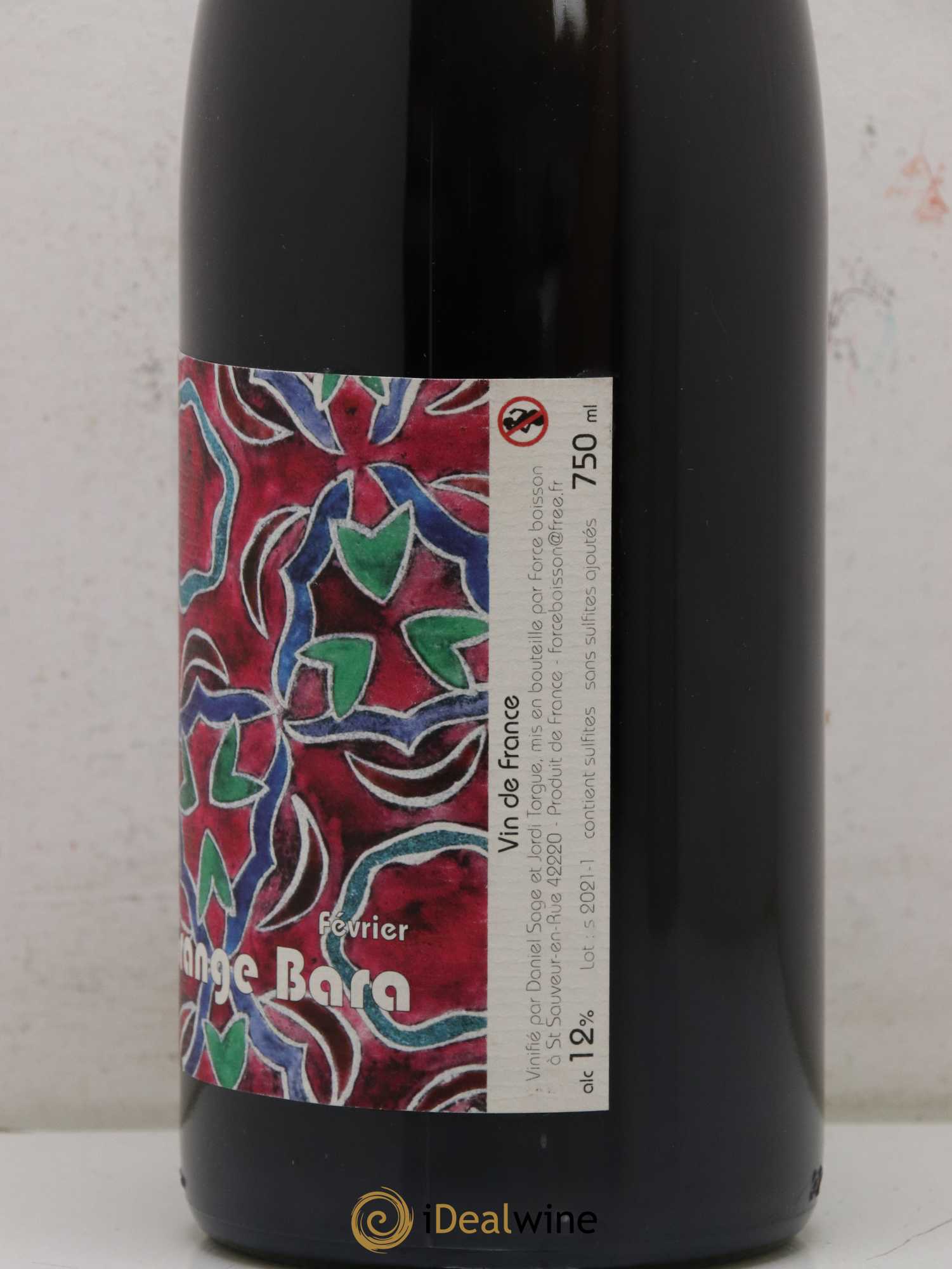 Vin de France Grange Bara Daniel Sage 2020 - Lot de 1 bouteille - 1