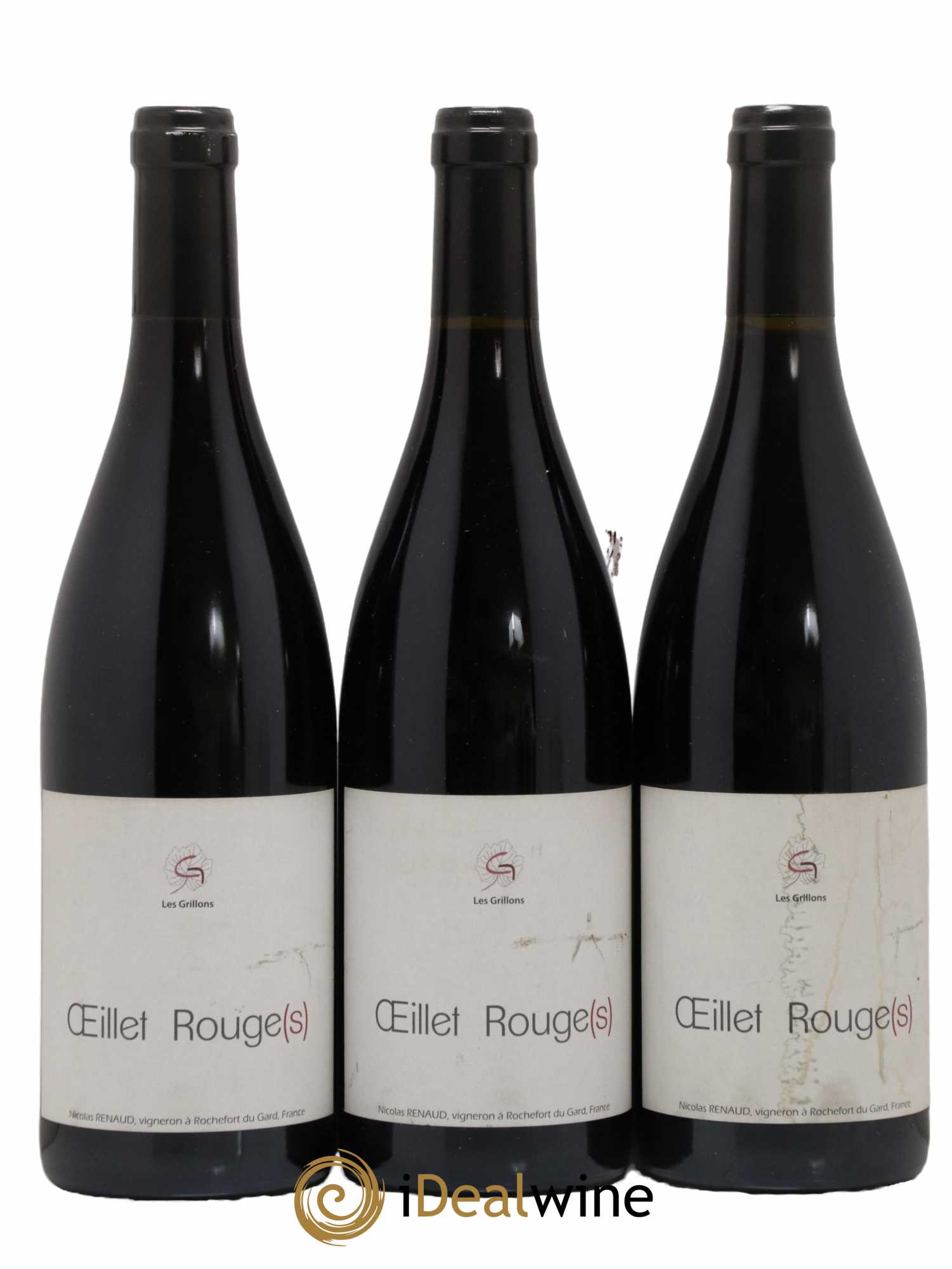 Vin de France Oeillet Rouge(s) Clos des Grillons 2018 - Lot of 3 bottles - 0