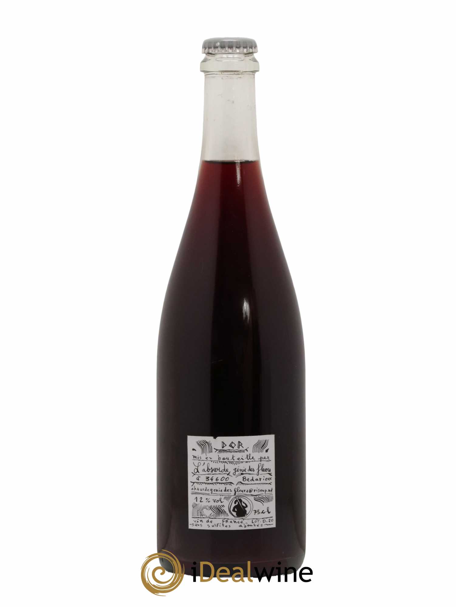 Vin de France Dor L'Absurde Génie des Fleurs 2020 - Lot de 1 bouteille - 1