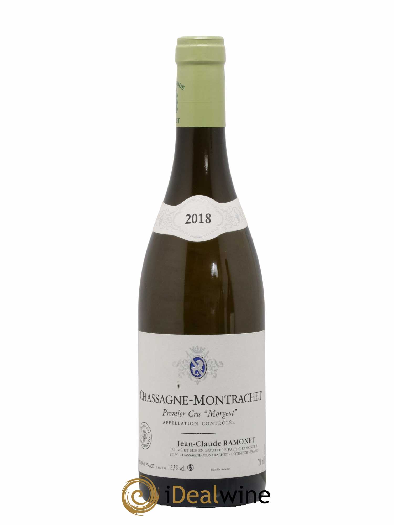 Chassagne-Montrachet 1er Cru Morgeot Ramonet (Domaine) 2018 - Lot de 1 bouteille - 0