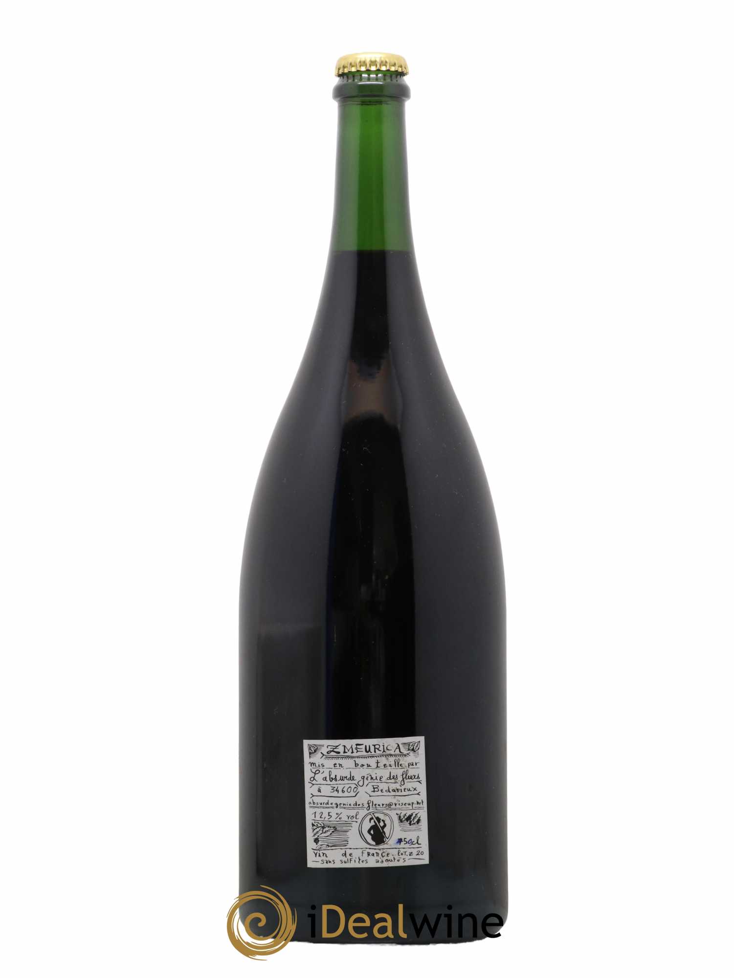 Vin de France Zmeurica L'Absurde Génie des Fleurs 2020 - Lot de 1 magnum - 1
