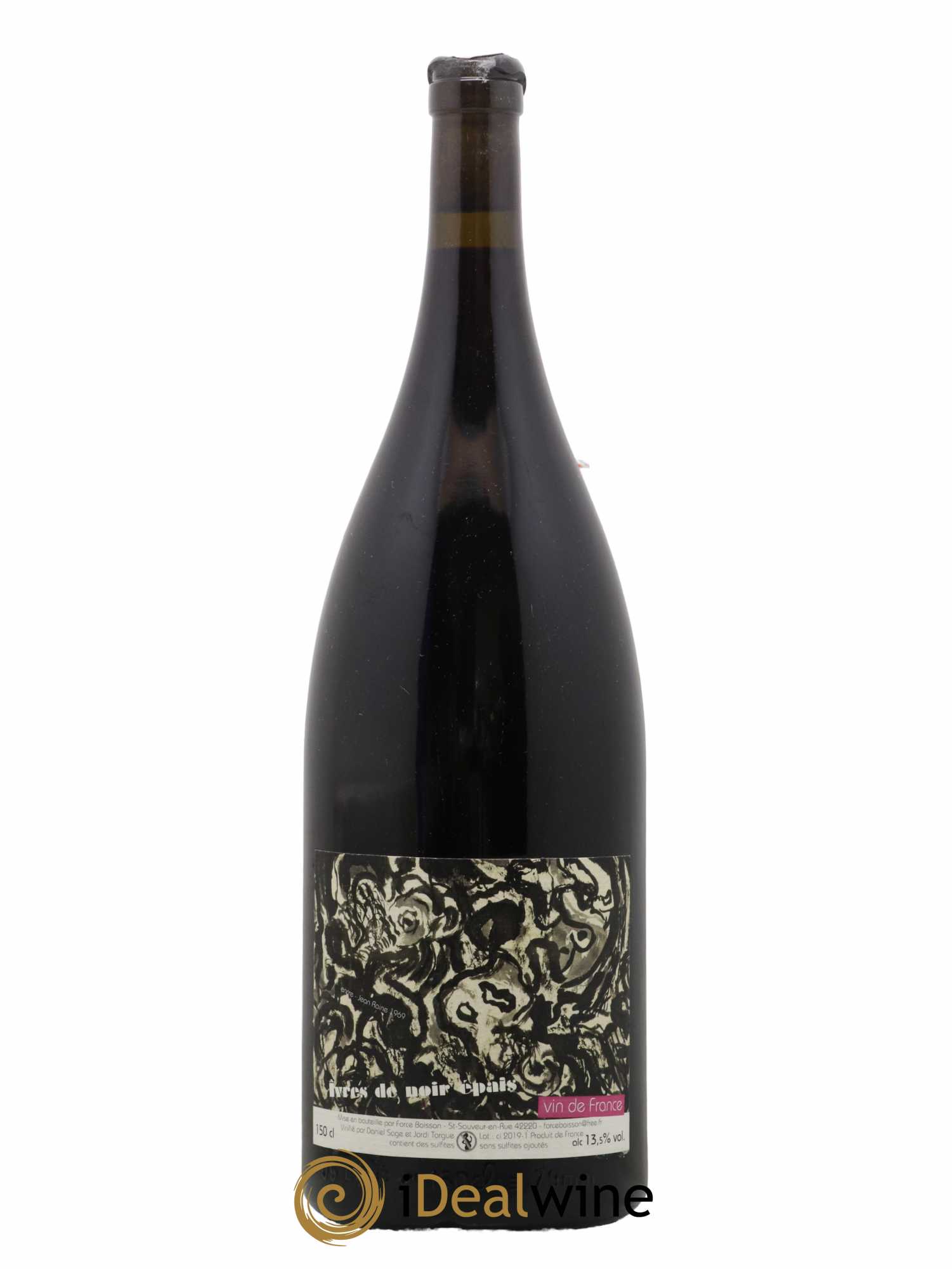Vin de France Ivres de Noir Epais Daniel Sage 2018 - Lot de 1 magnum - 0