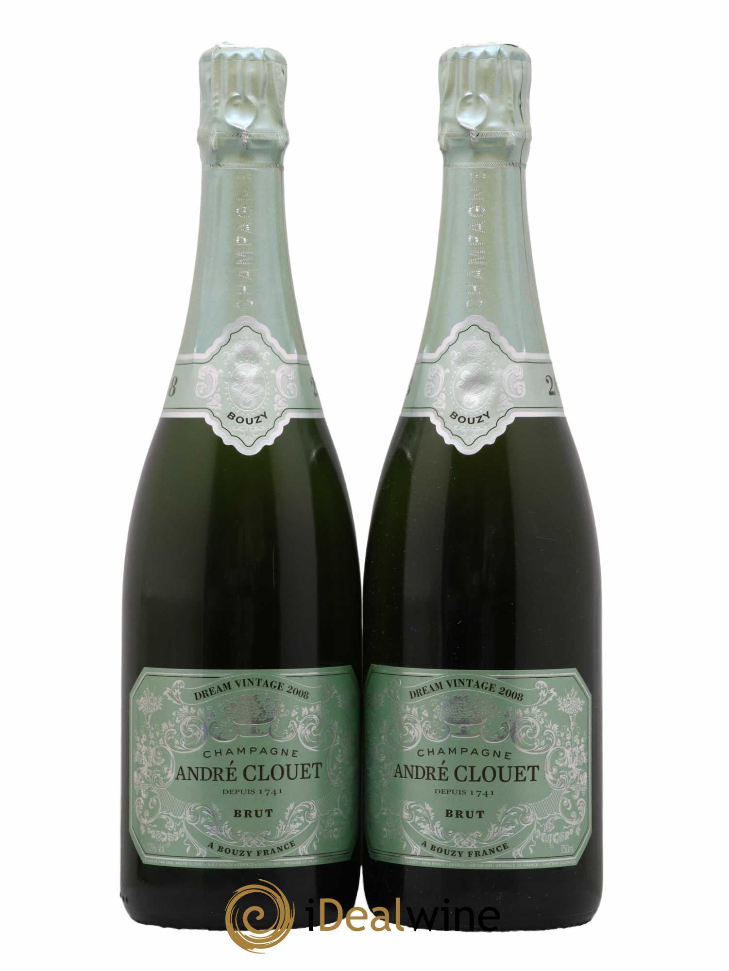 Dream Vintage Brut André Clouet 2008 - Lot de 2 bouteilles - 0