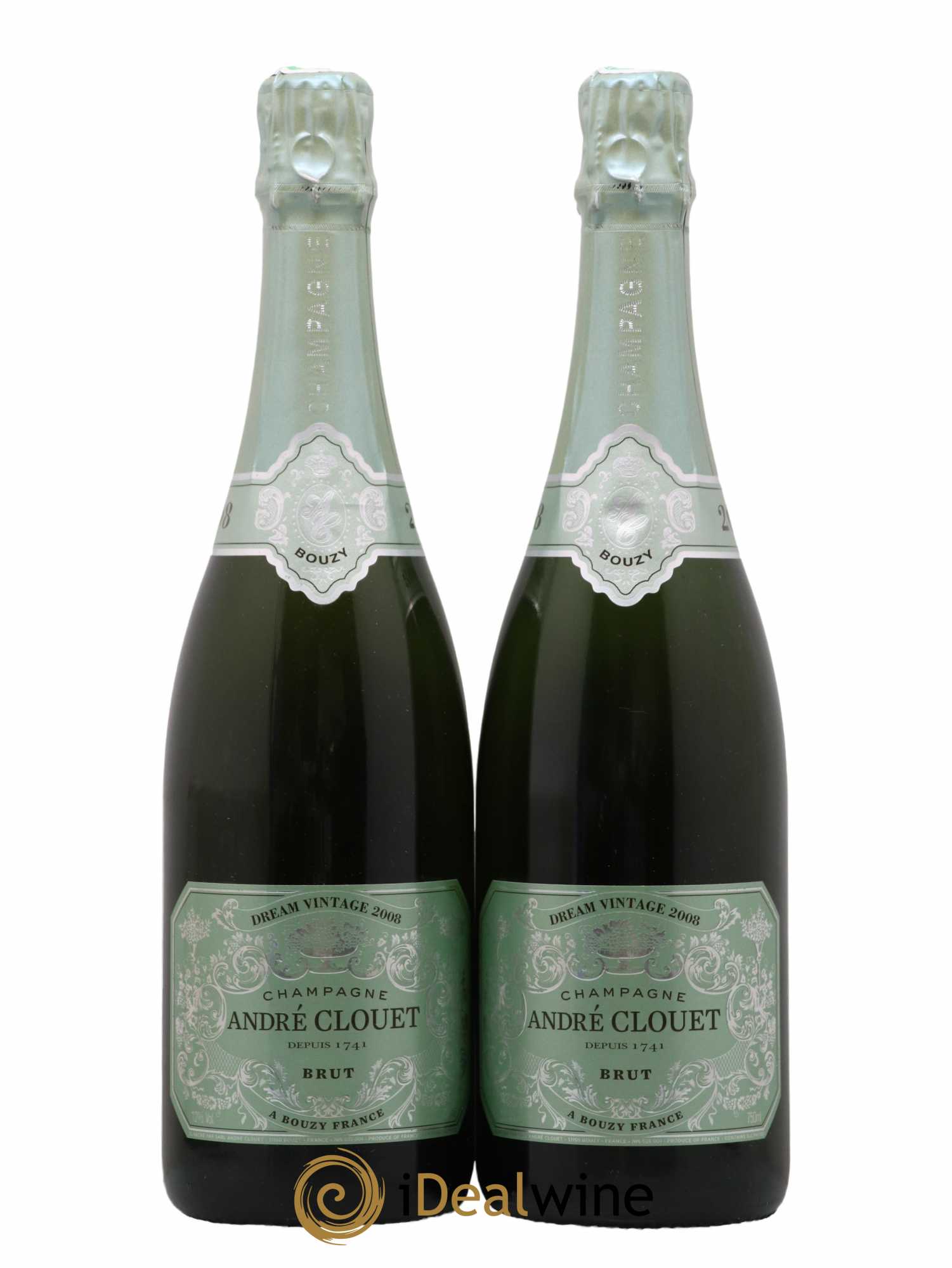 Dream Vintage Brut André Clouet 2008 - Lot de 2 bouteilles - 0