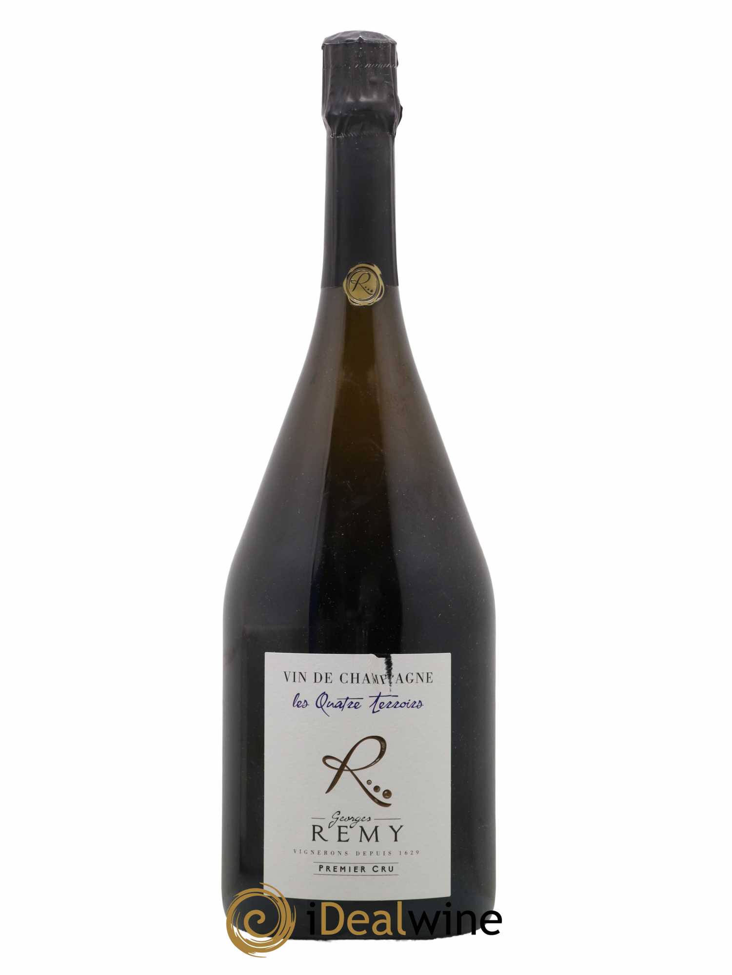 Champagne Les Quatre Terroirs N°18 Premier Cri Extra-Brut Georges Rémy 2018 - Lot de 1 magnum - 0