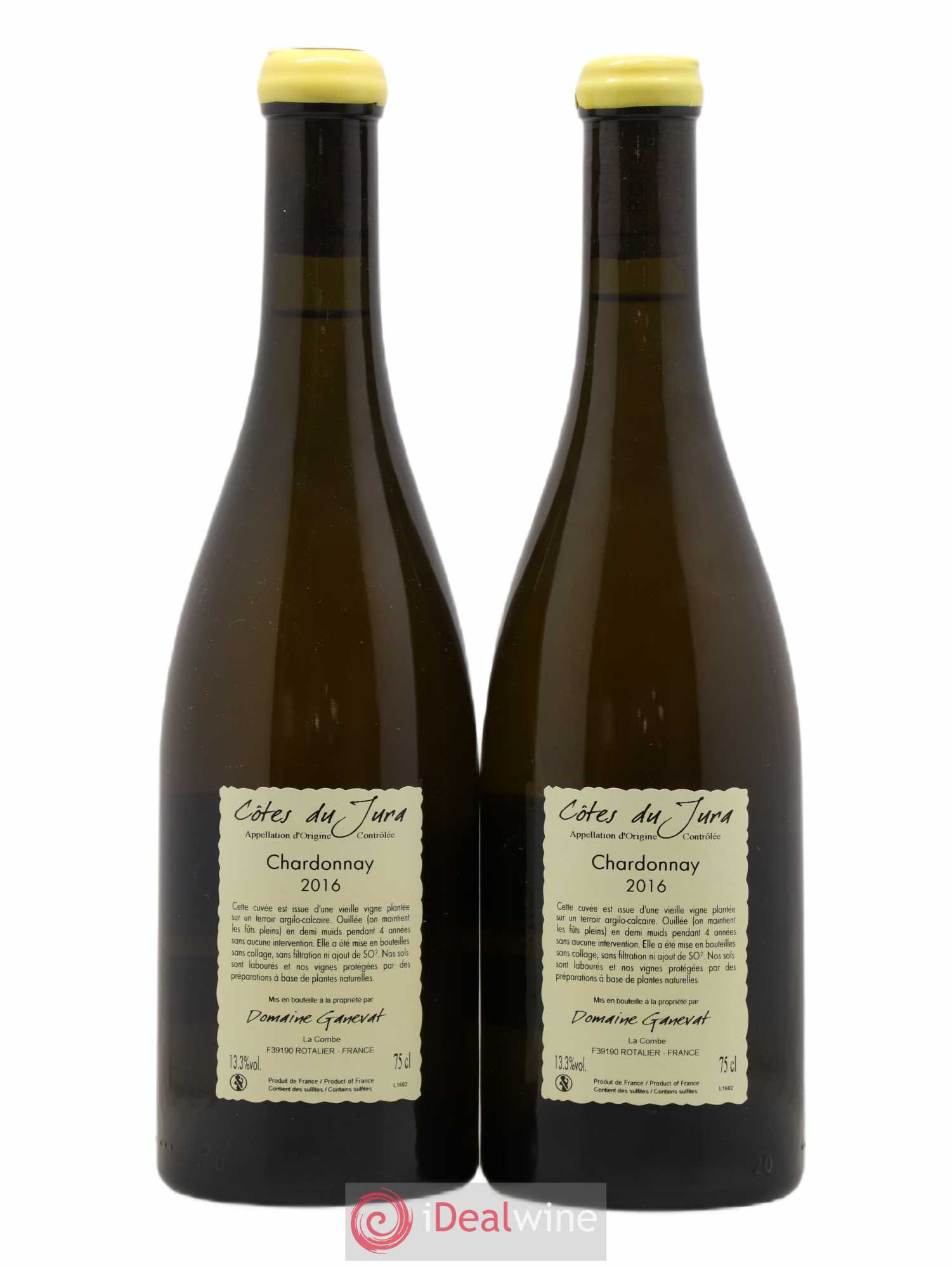 Côtes du Jura Les Chamois du Paradis Jean-François Ganevat (Domaine) 2016 - Lot de 2 bouteilles - 1