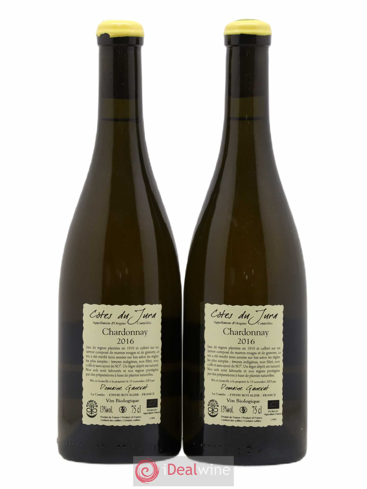 Côtes du Jura Les Grands Teppes Vieilles Vignes Jean-François Ganevat (Domaine) 2016 - Lot de 2 bouteilles - 1