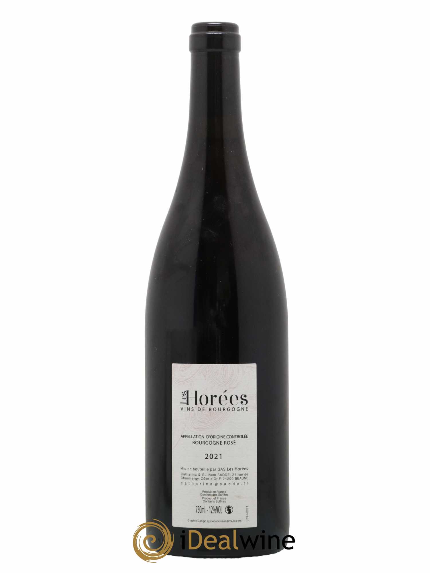 Bourgogne Rosé Bonheur Les Horées 2021 - Lot de 1 bouteille - 1