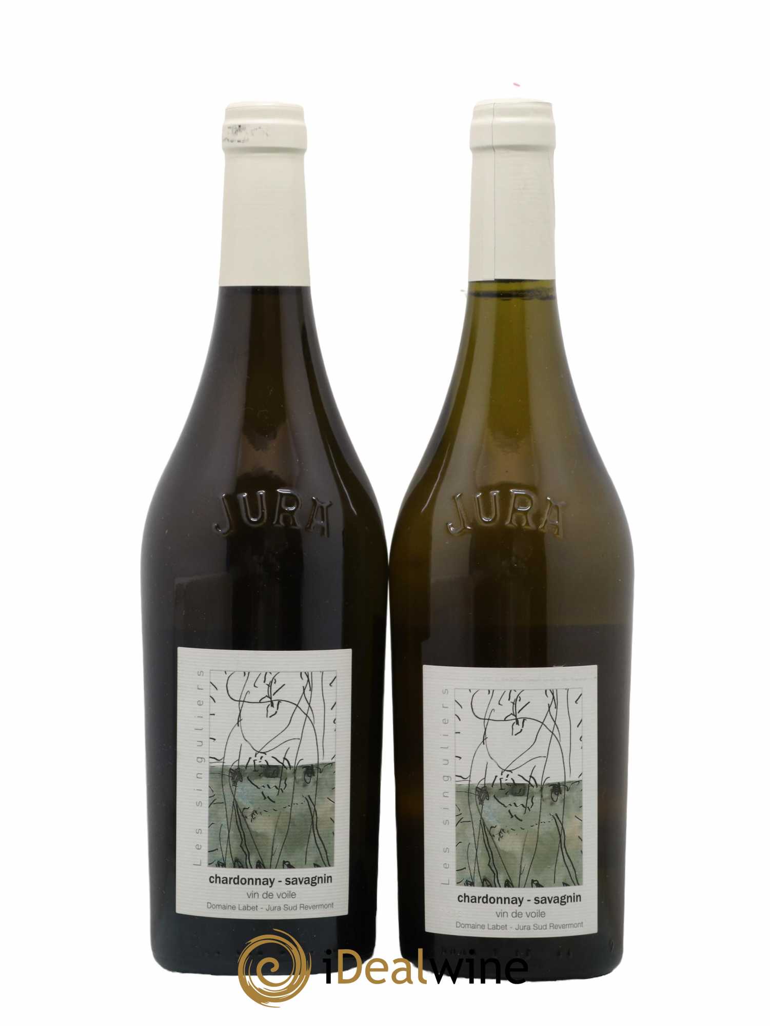 Côtes du Jura Vin de voile Chardonnay du Hasard Romain - Julien - Charline Labet 2019 - Lot de 2 bouteilles - 0